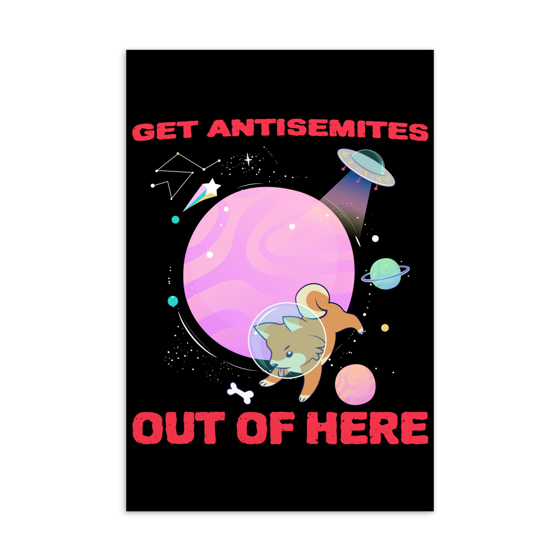 Get Alien Out | Antisemitism | Standard Postcard Jouparty