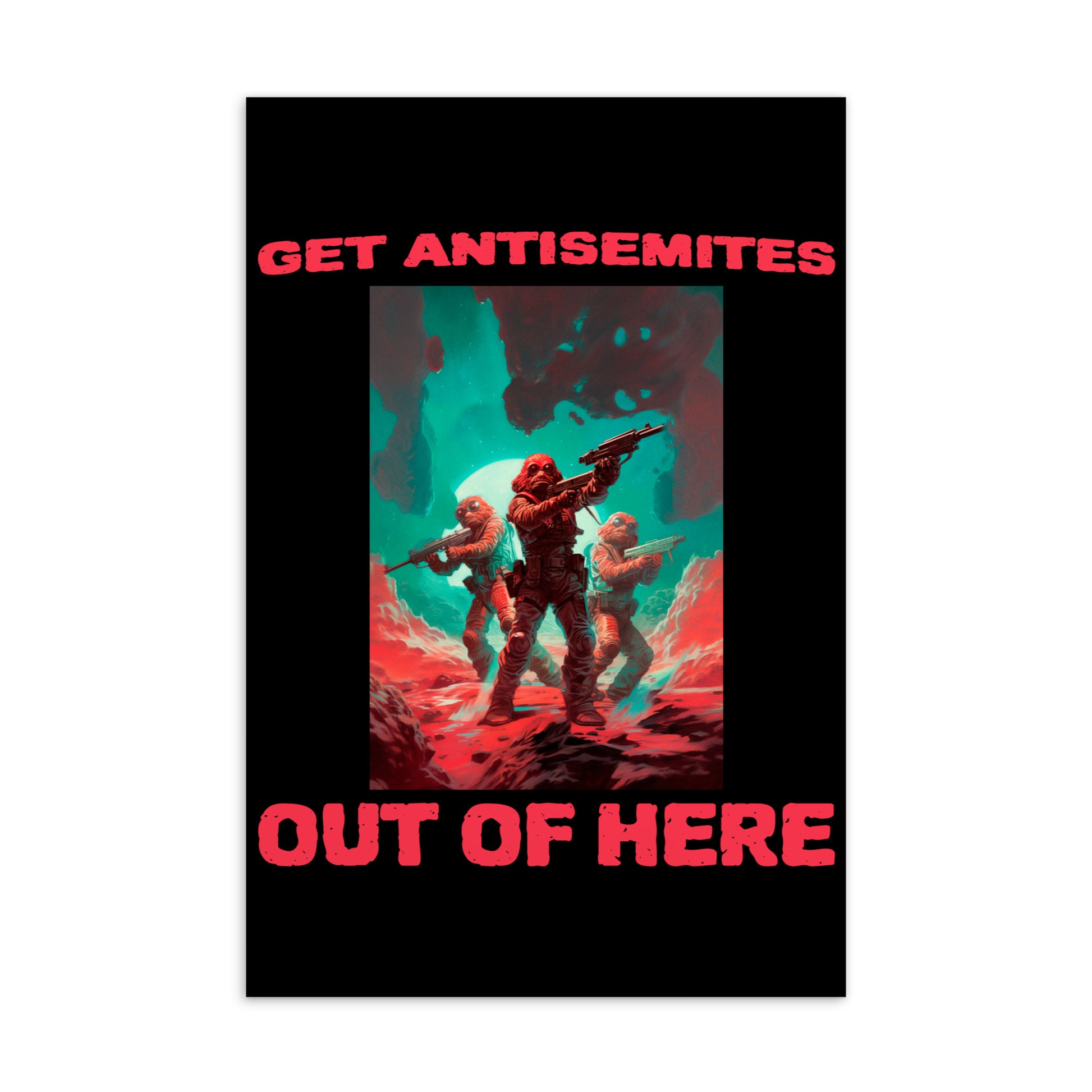 Get Alien Out | Antisemitism | Standard Postcard Jouparty