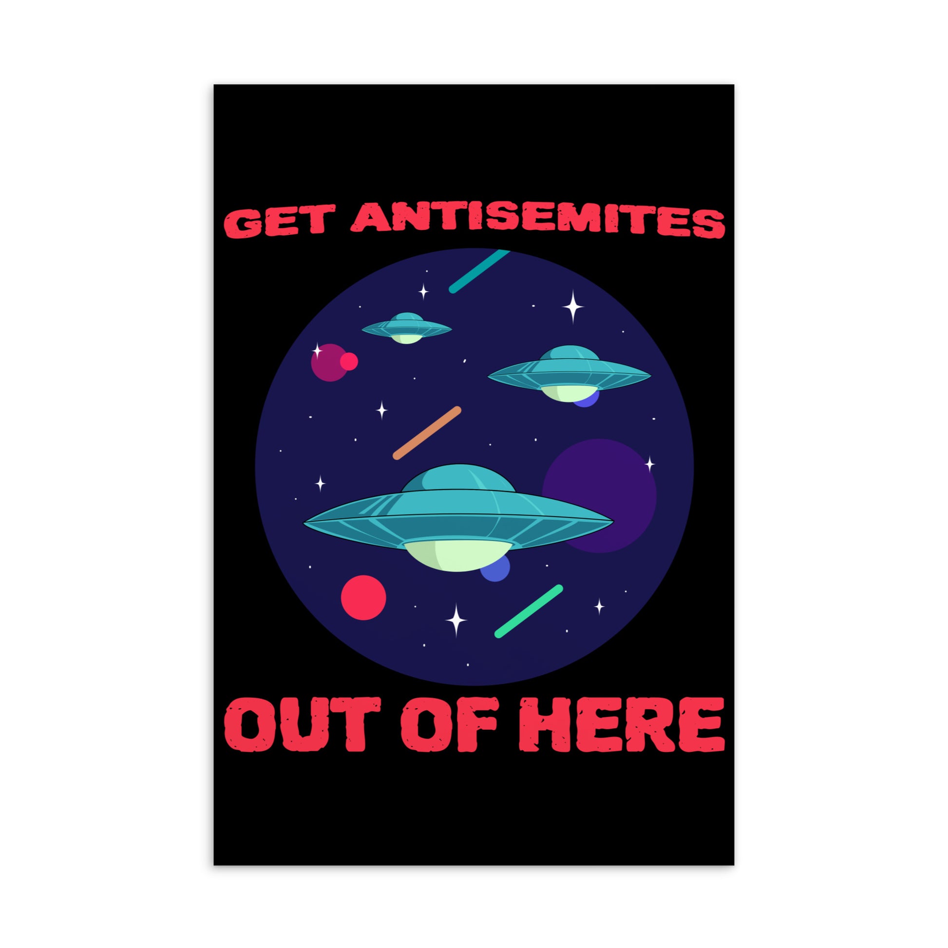 Get Alien Out | Antisemitism | Standard Postcard Jouparty