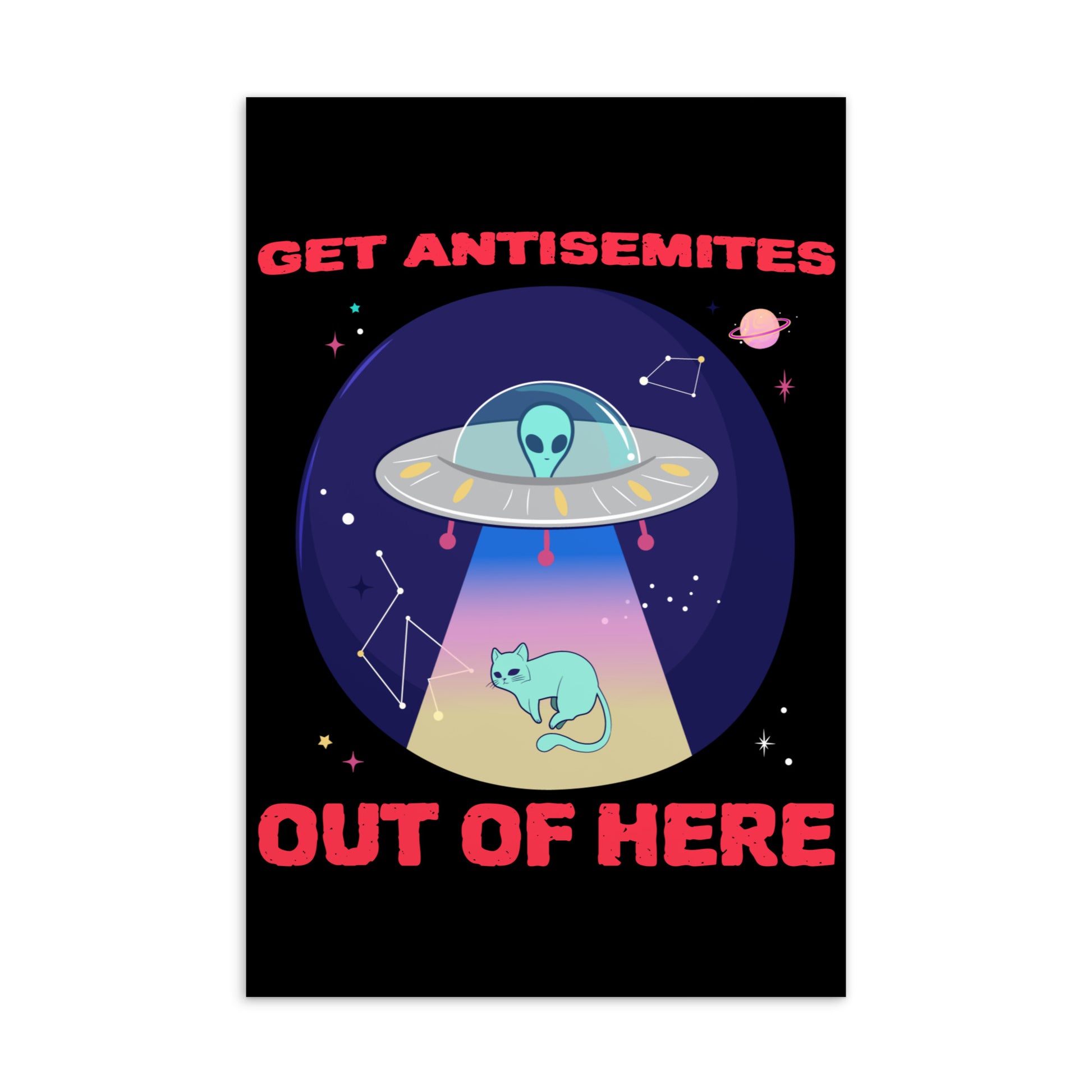 Get Alien Out | Antisemitism | Standard Postcard Jouparty