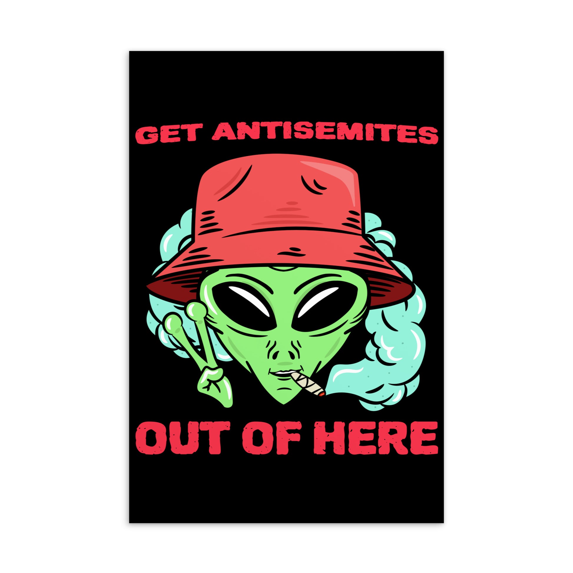 Get Alien Out | Antisemitism | Standard Postcard Jouparty