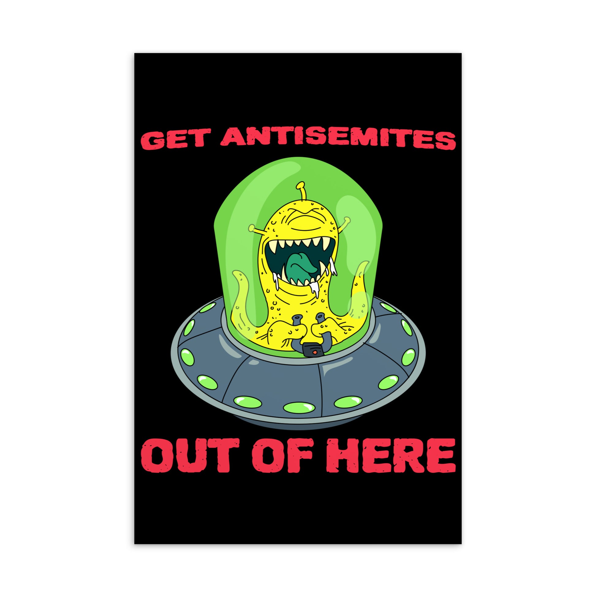 Get Alien Out | Antisemitism | Standard Postcard Jouparty