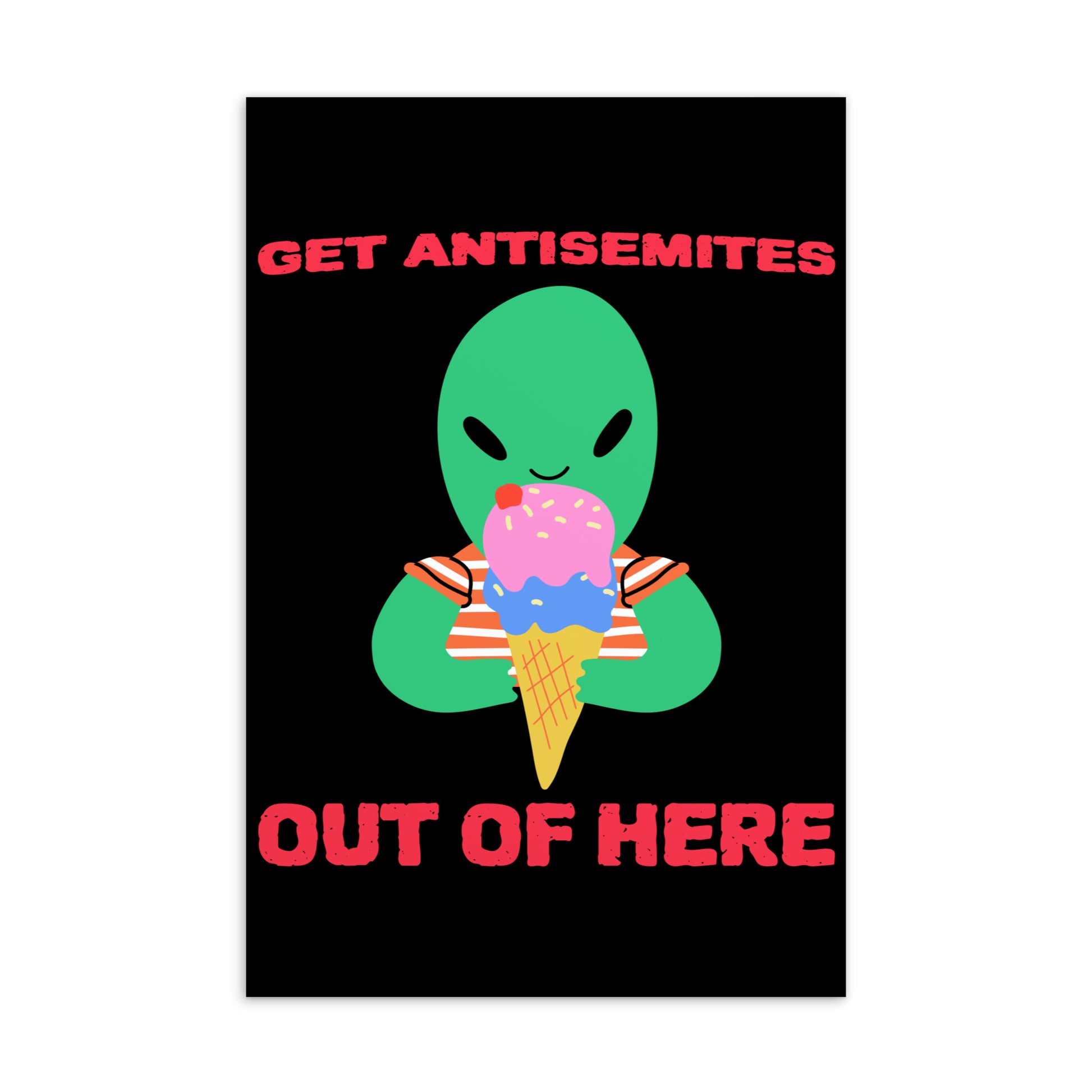 Get Alien Out | Antisemitism | Standard Postcard Jouparty