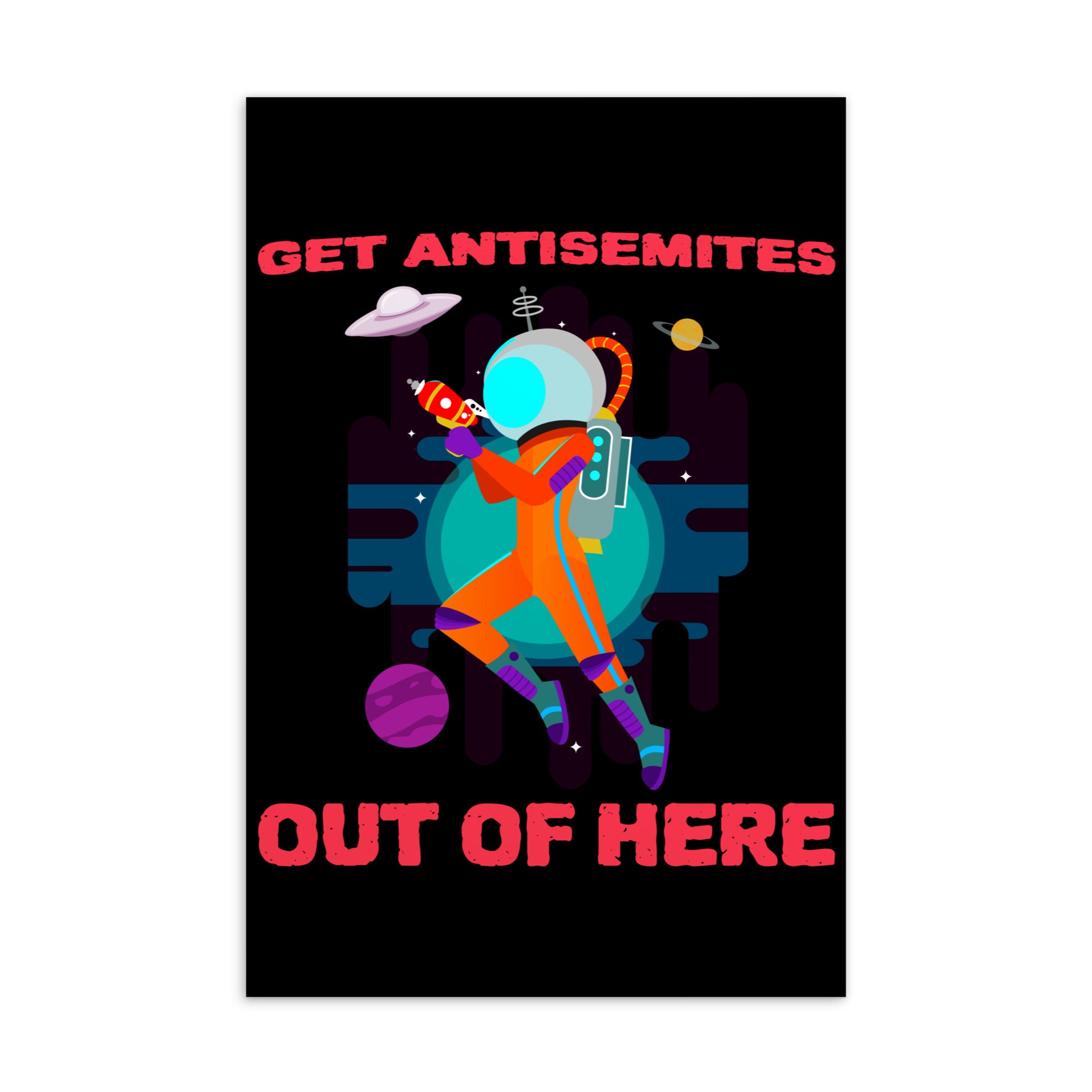 Get Alien Out | Antisemitism | Standard Postcard Jouparty