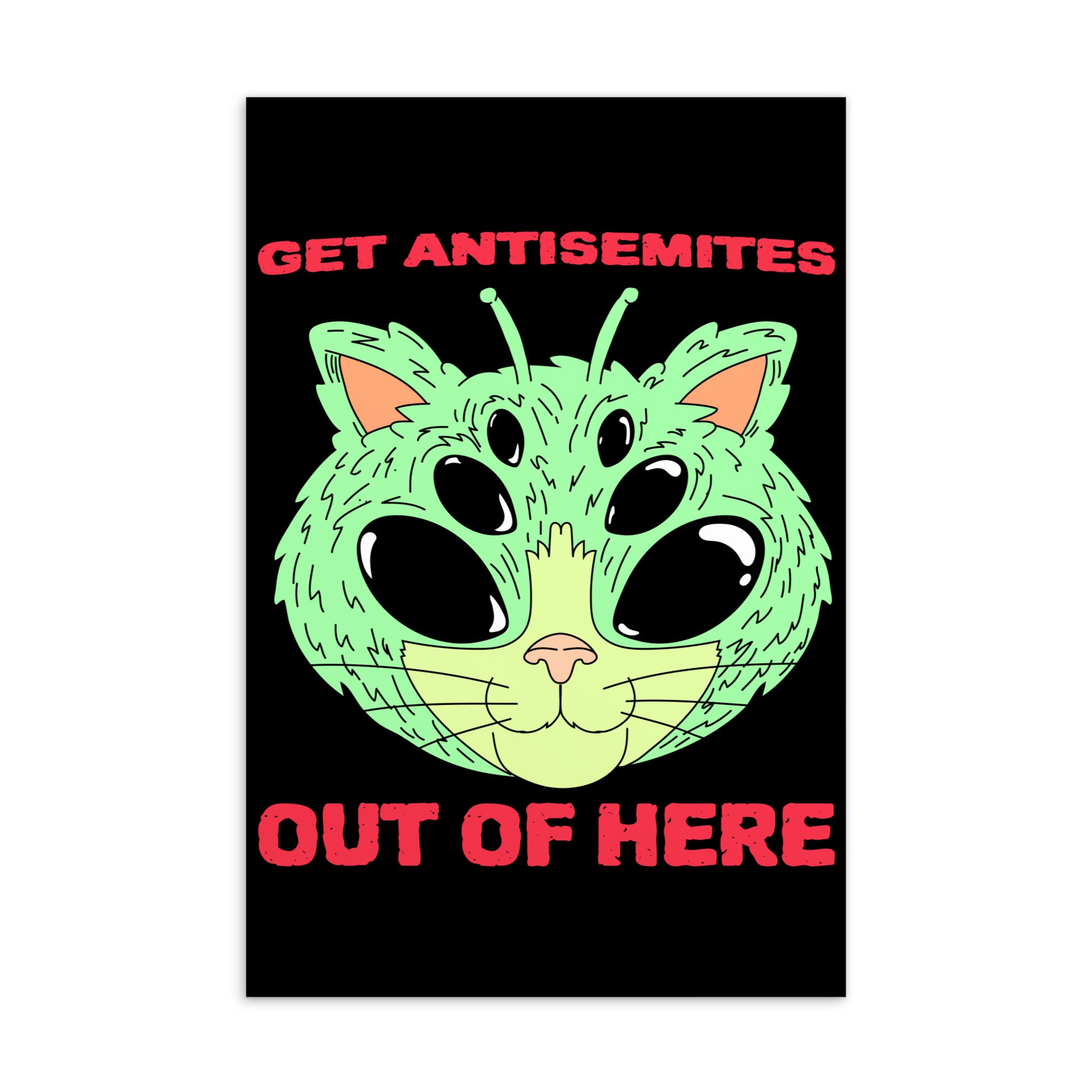Get Alien Out | Antisemitism | Standard Postcard Jouparty