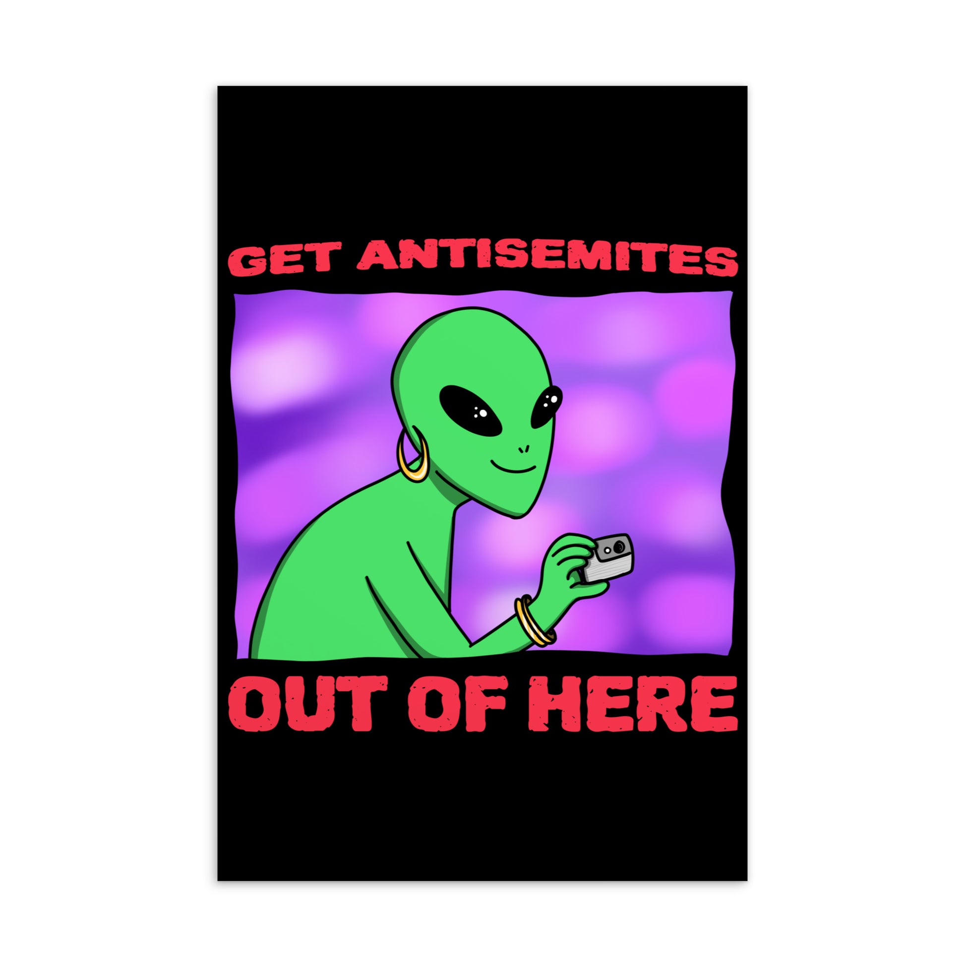 Get Alien Out | Antisemitism | Standard Postcard Jouparty