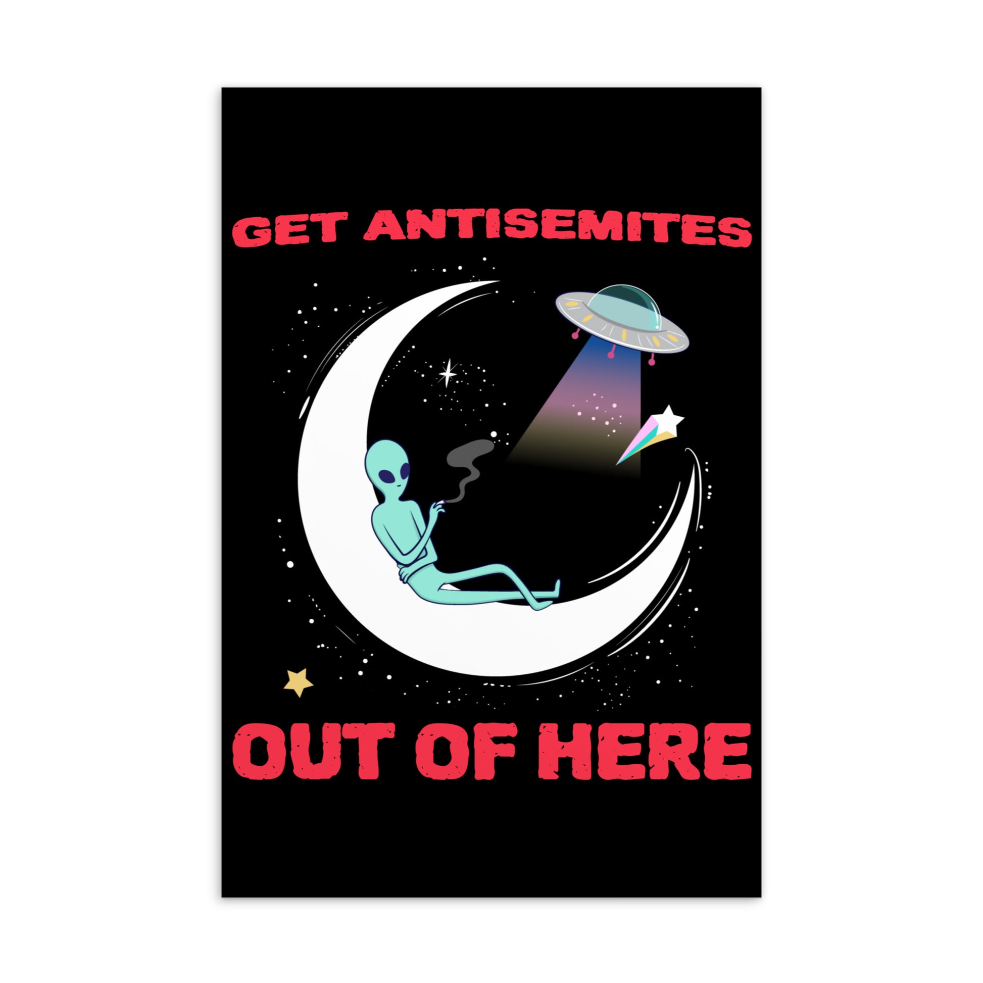 Get Alien Out | Antisemitism | Standard Postcard Jouparty