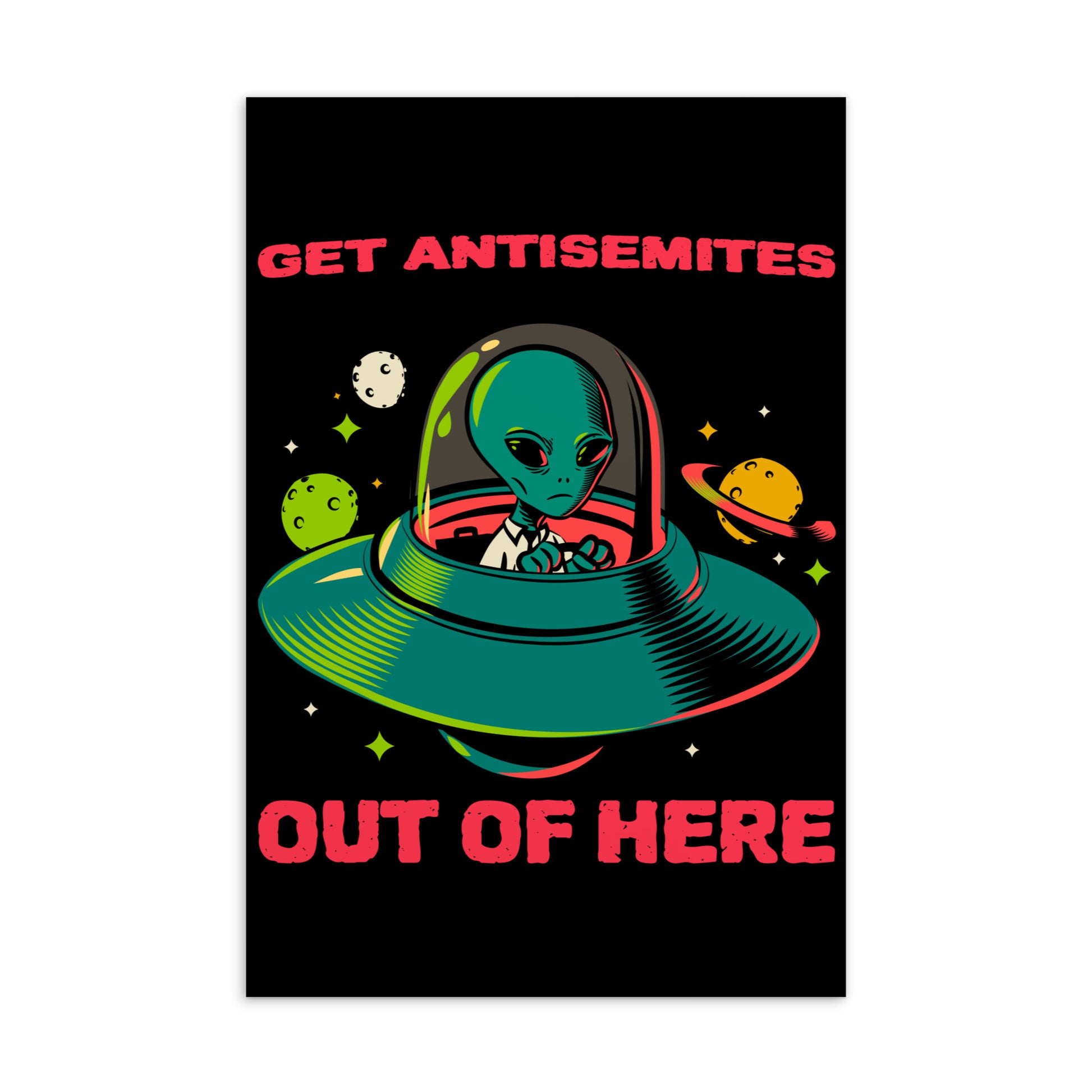 Get Alien Out | Antisemitism | Standard Postcard Jouparty