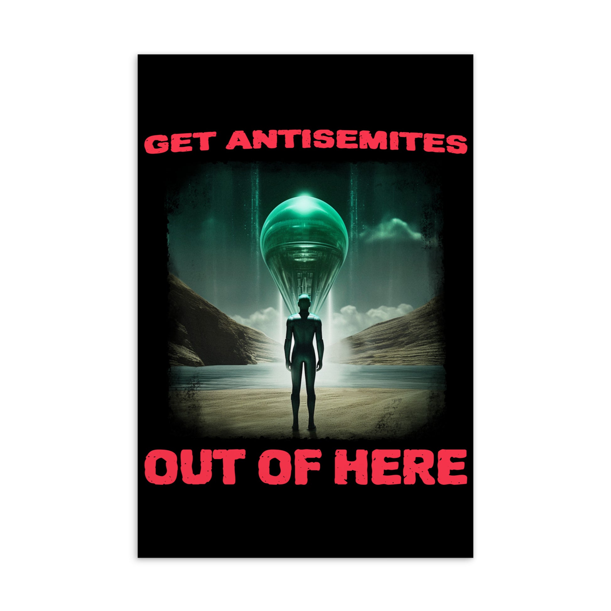 Get Alien Out | Antisemitism | Standard Postcard Jouparty