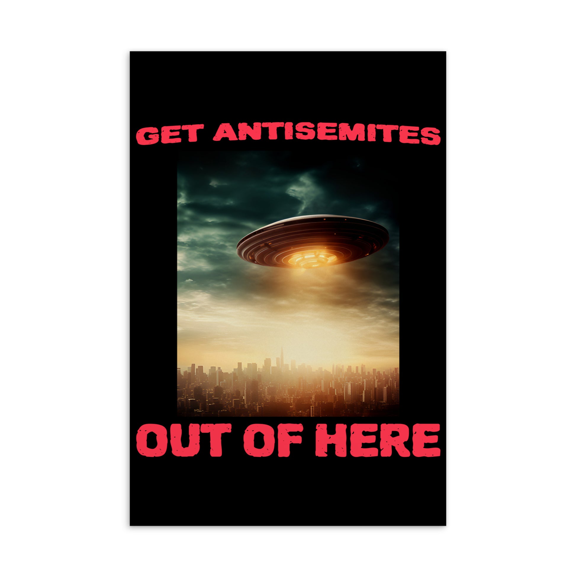 Get Alien Out | Antisemitism | Standard Postcard Jouparty