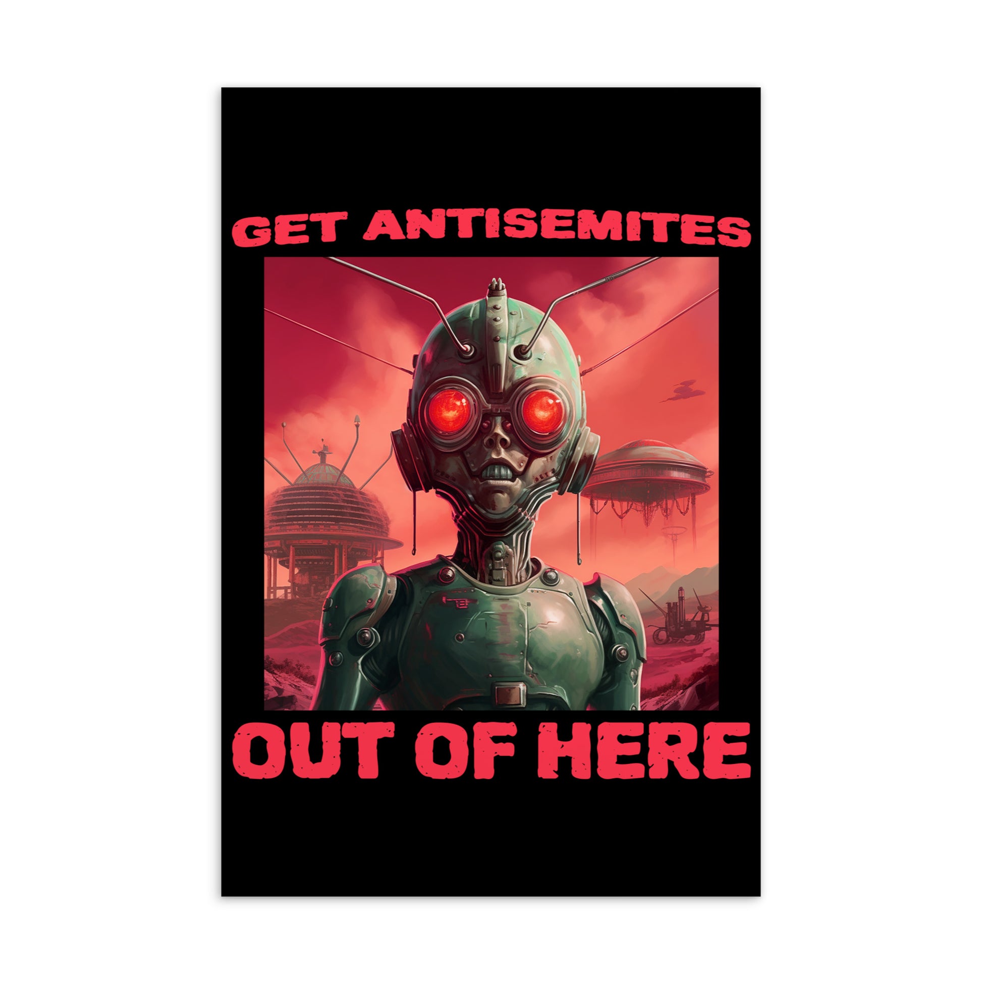 Get Alien Out | Antisemitism | Standard Postcard