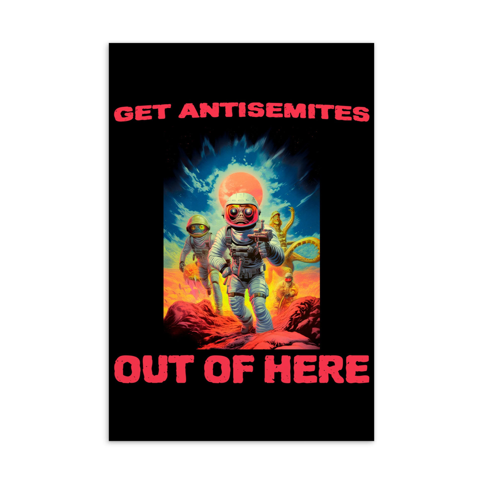 Get Alien Out | Antisemitism | Standard Postcard Jouparty