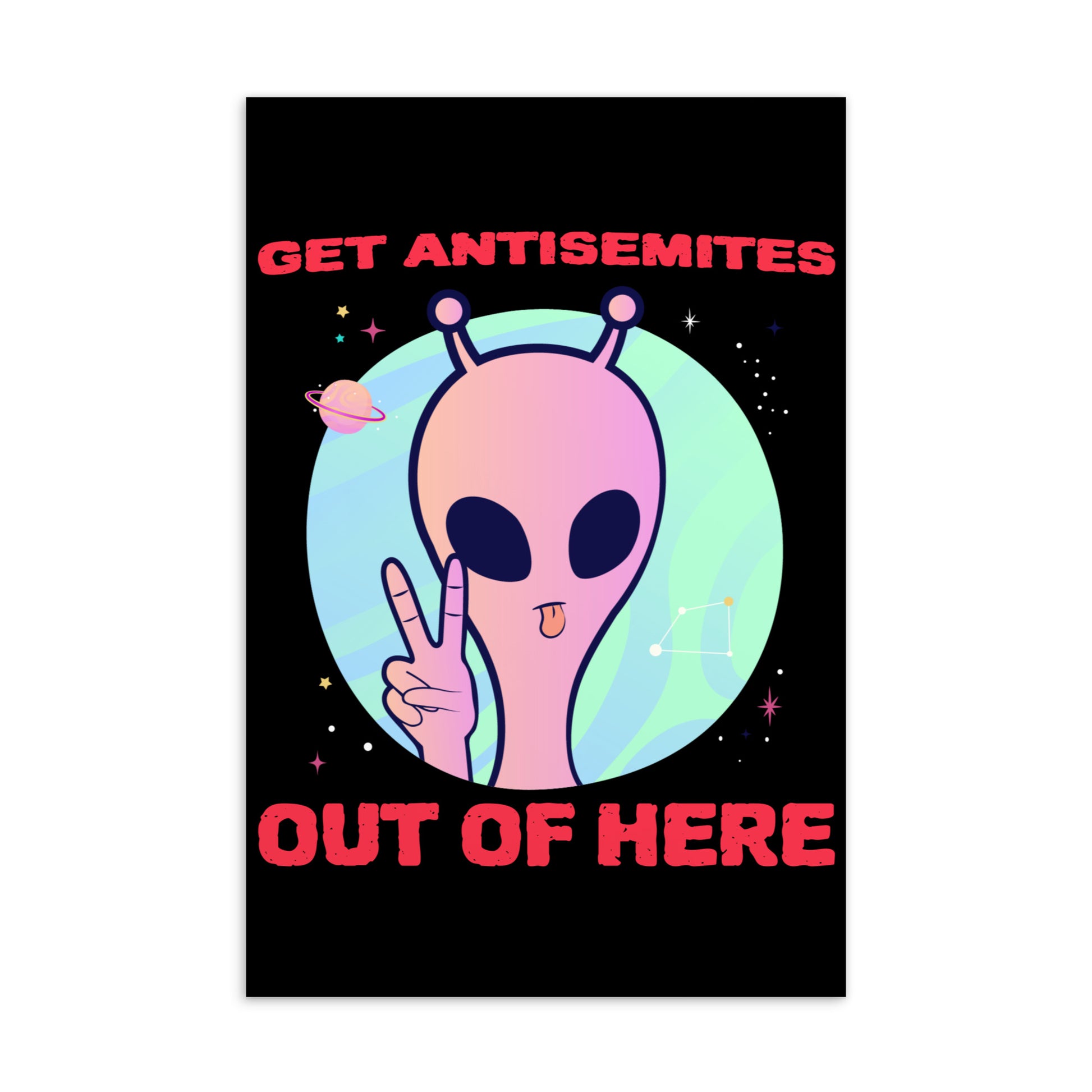 Get Alien Out | Antisemitism | Standard Postcard Jouparty