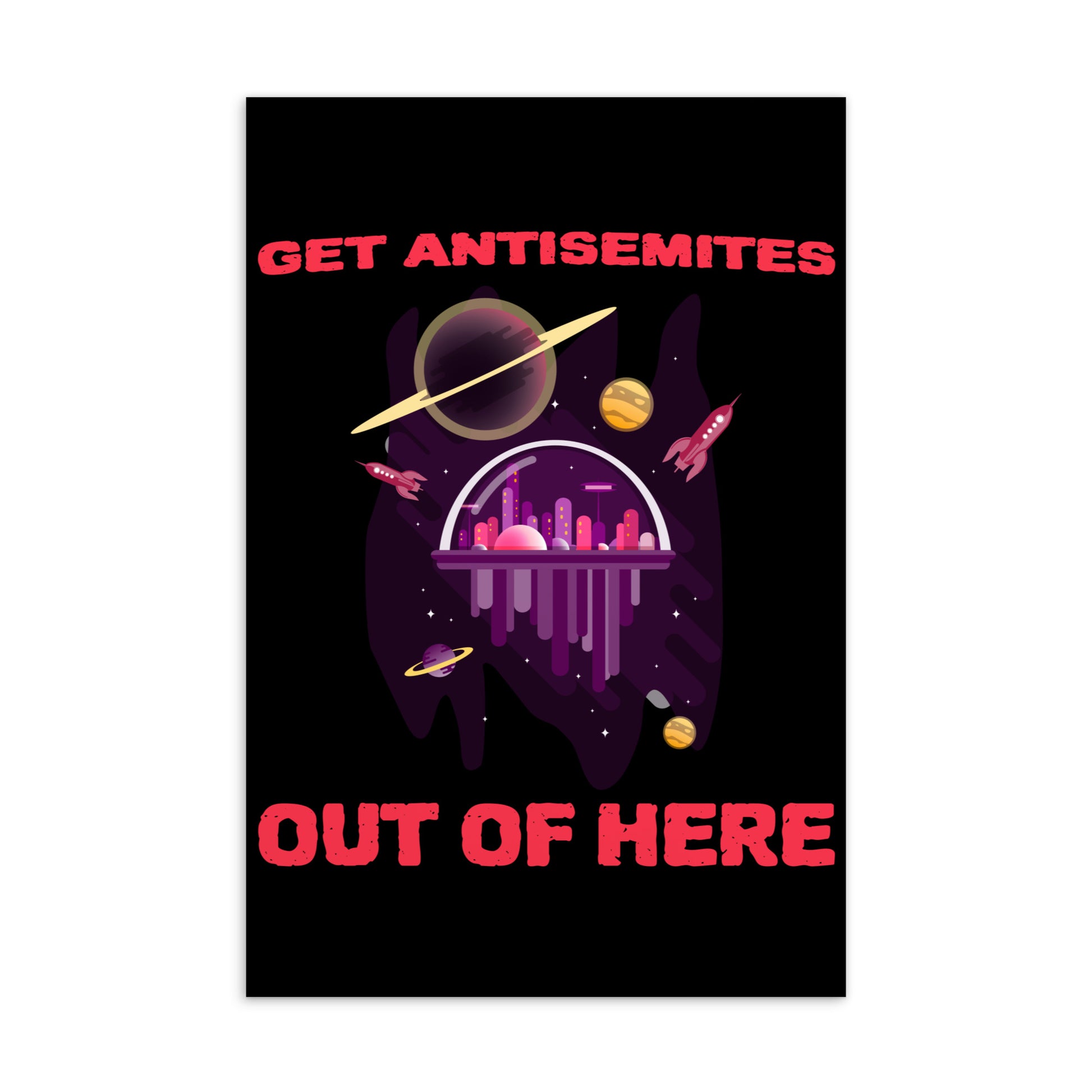 Get Alien Out | Antisemitism | Standard Postcard