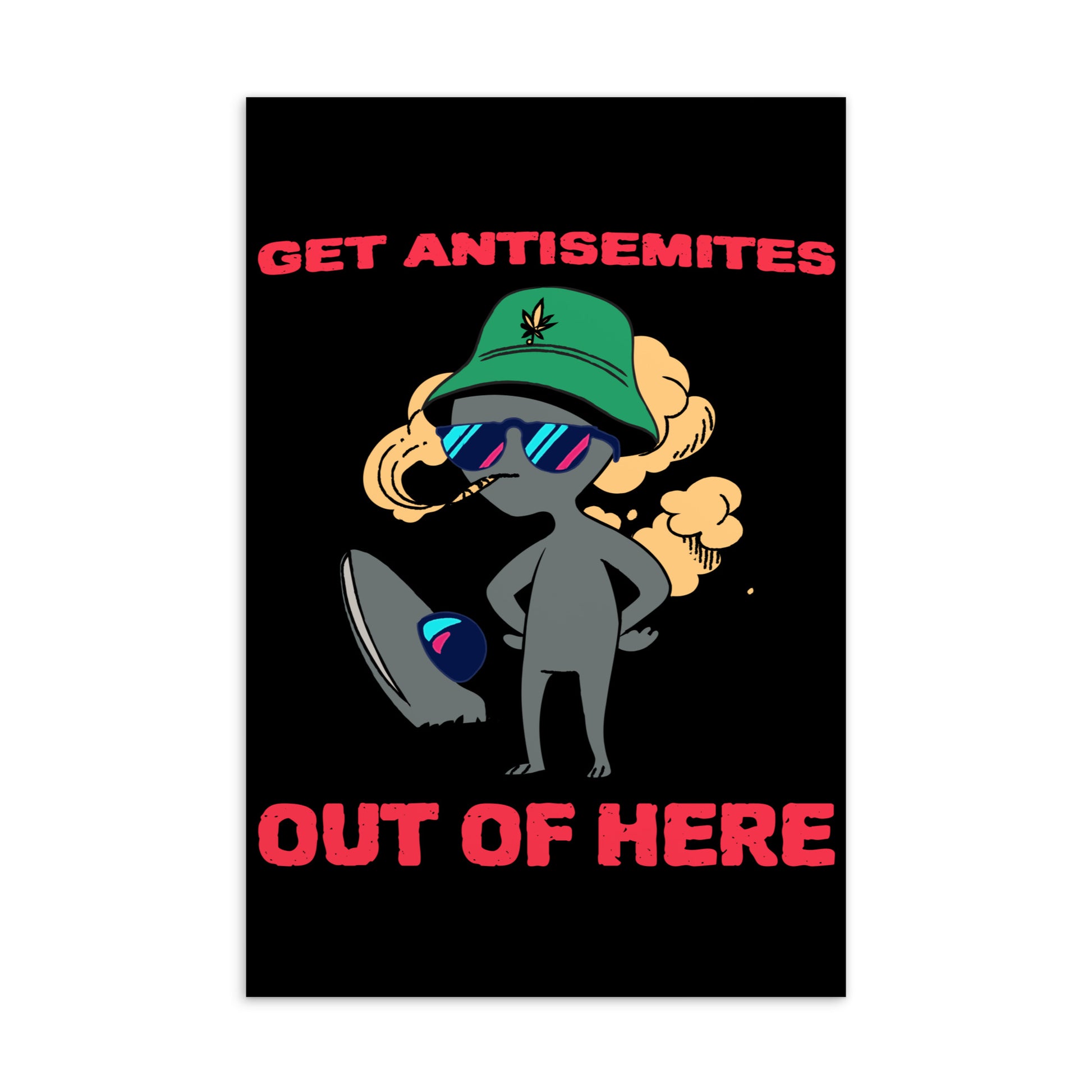 Get Alien Out | Antisemitism | Standard Postcard Jouparty
