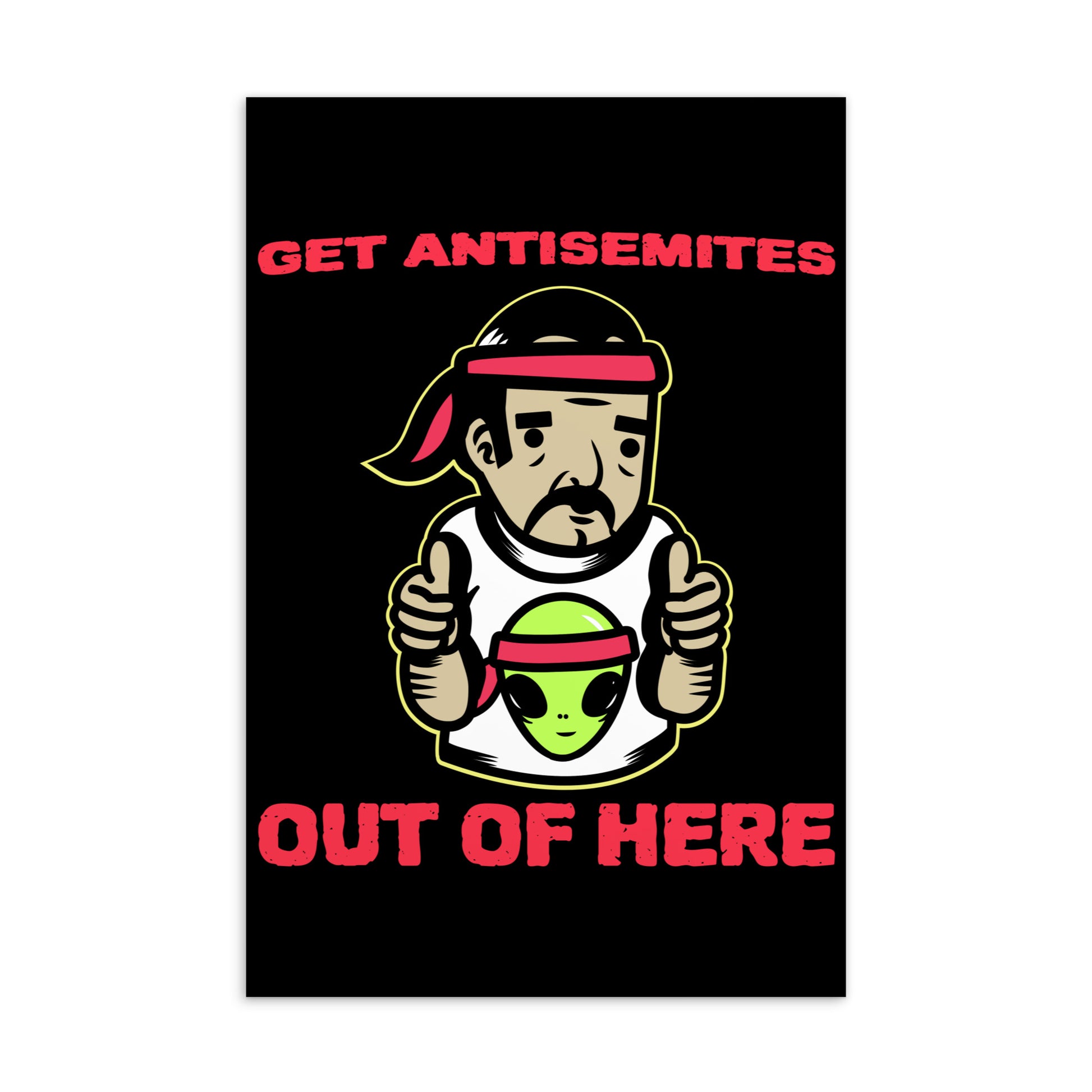 Get Alien Out | Antisemitism | Standard Postcard Jouparty
