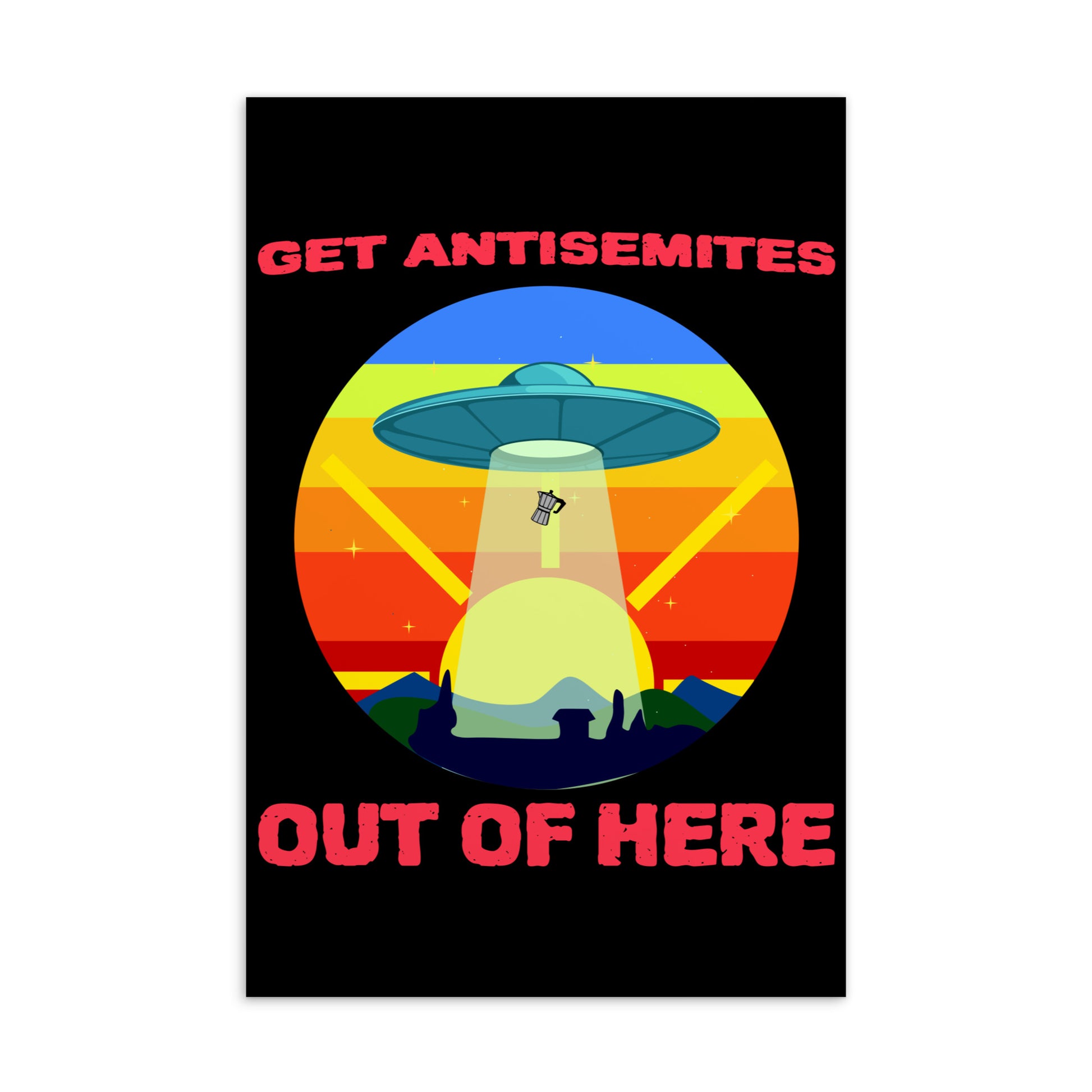 Get Alien Out | Antisemitism | Standard Postcard Jouparty