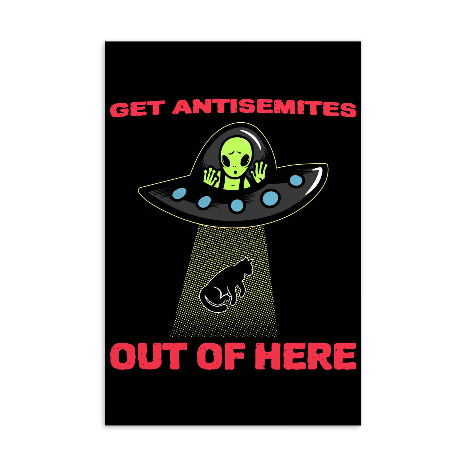 Get Alien Out | Antisemitism | Standard Postcard Jouparty