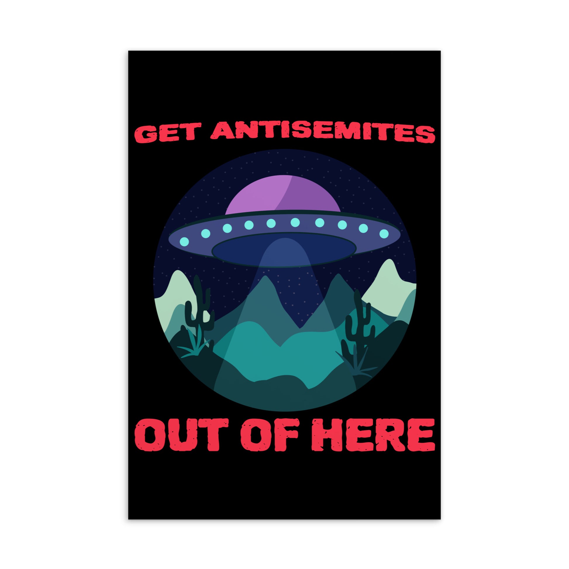 Get Alien Out | Antisemitism | Standard Postcard Jouparty
