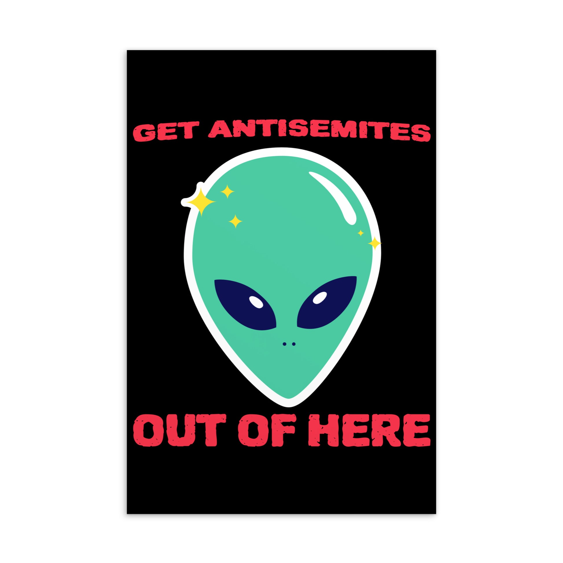 Get Alien Out | Antisemitism | Standard Postcard Jouparty