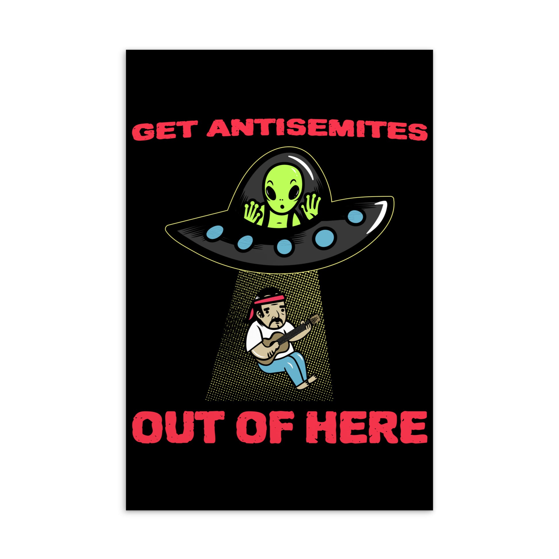 Get Alien Out | Antisemitism | Standard Postcard Jouparty