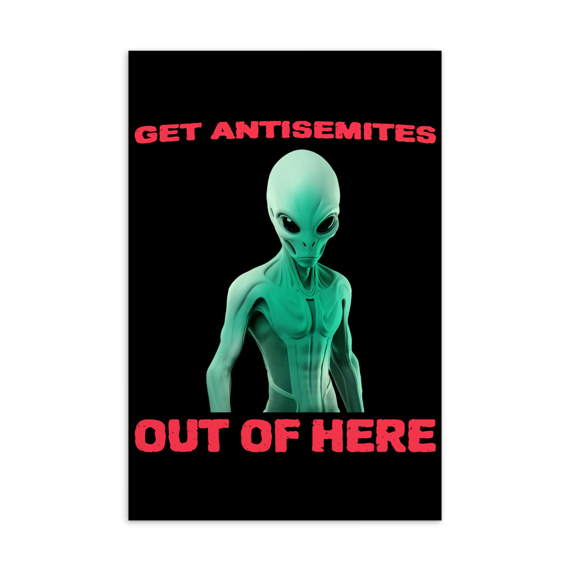 Get Alien Out | Antisemitism | Standard Postcard Jouparty