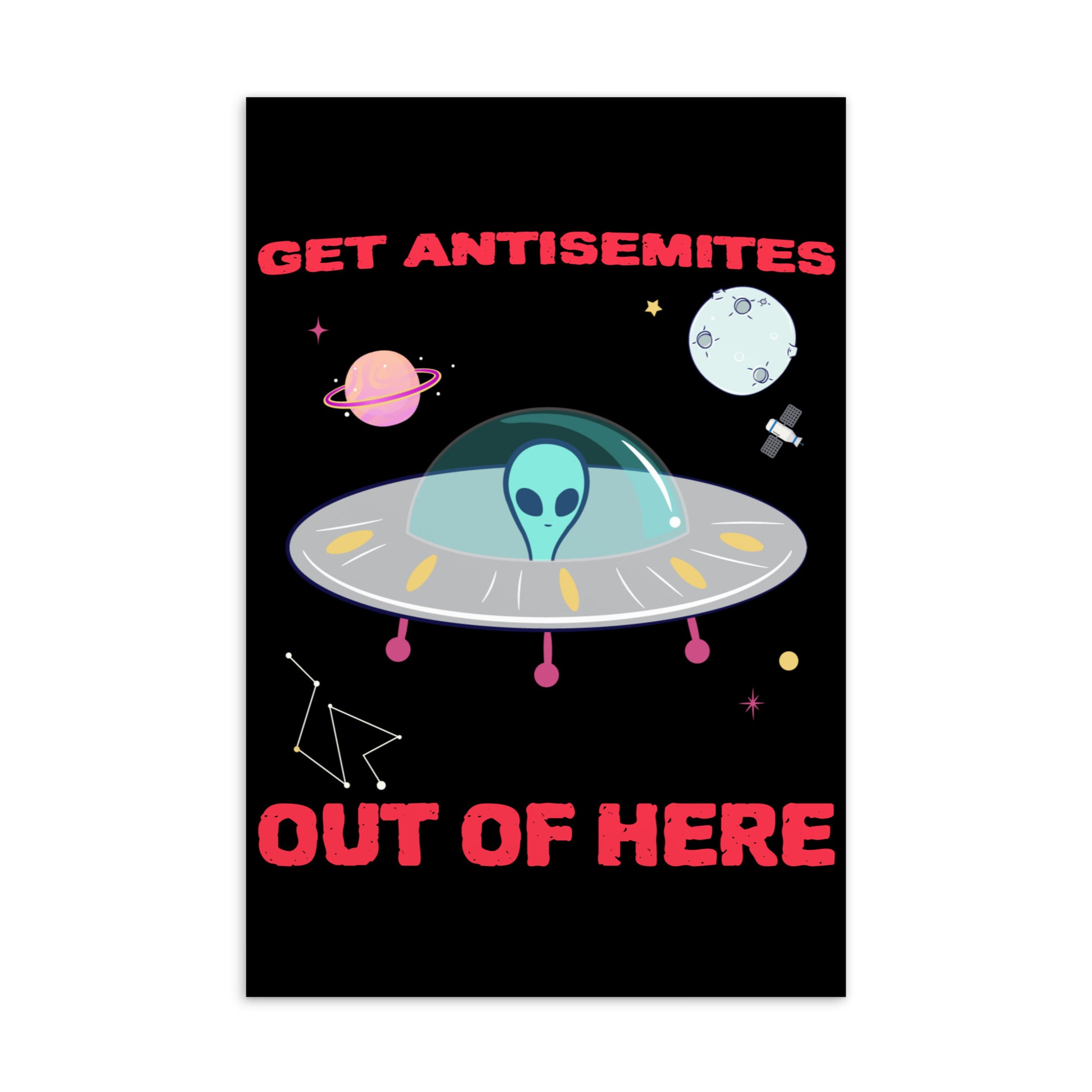 Get Alien Out | Antisemitism | Standard Postcard Jouparty