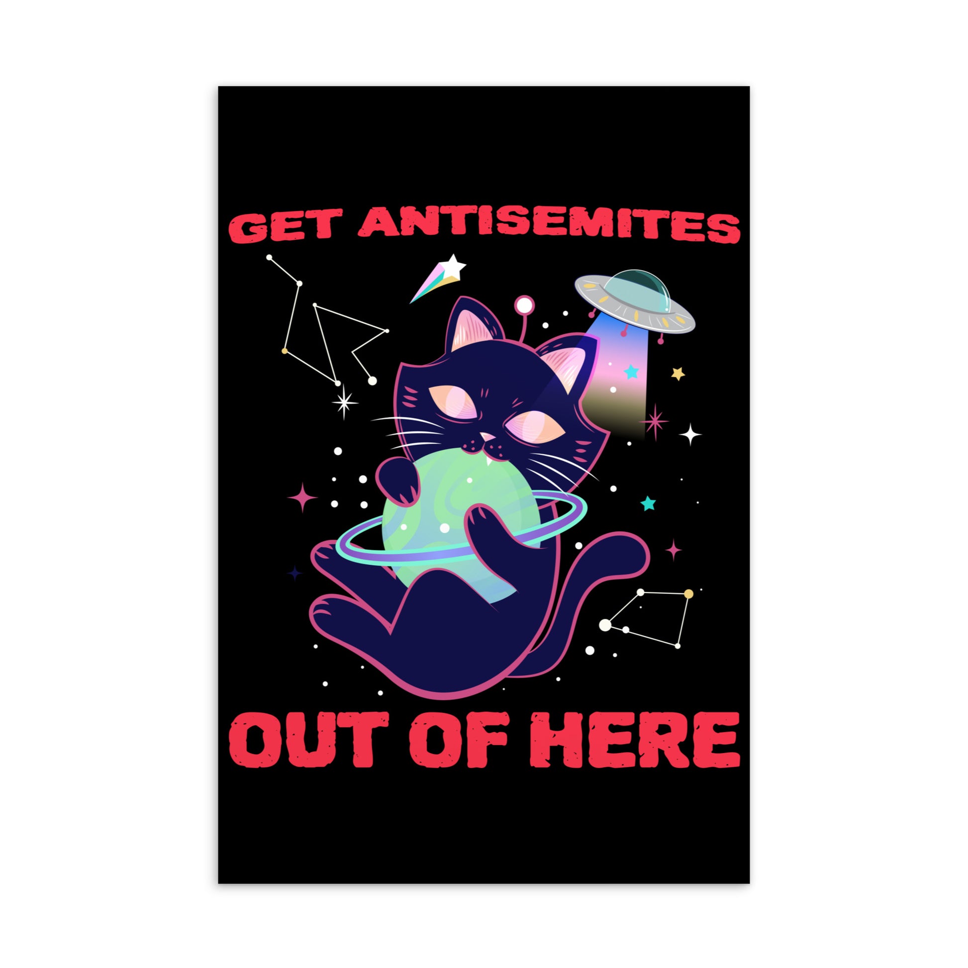 Get Alien Out | Antisemitism | Standard Postcard Jouparty
