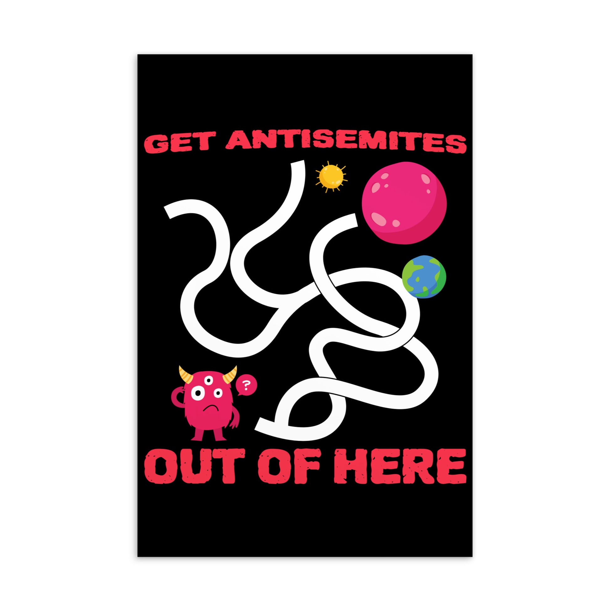 Get Alien Out | Antisemitism | Standard Postcard Jouparty