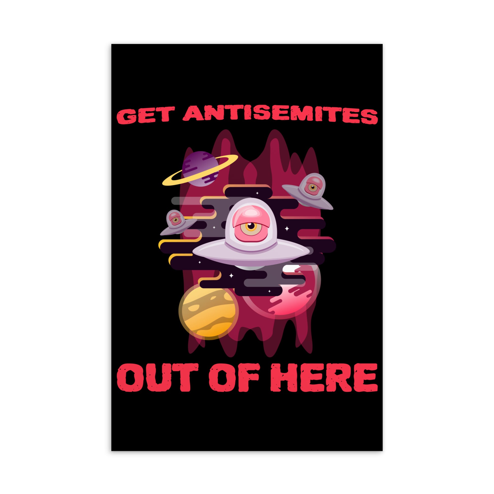 Get Alien Out | Antisemitism | Standard Postcard Jouparty