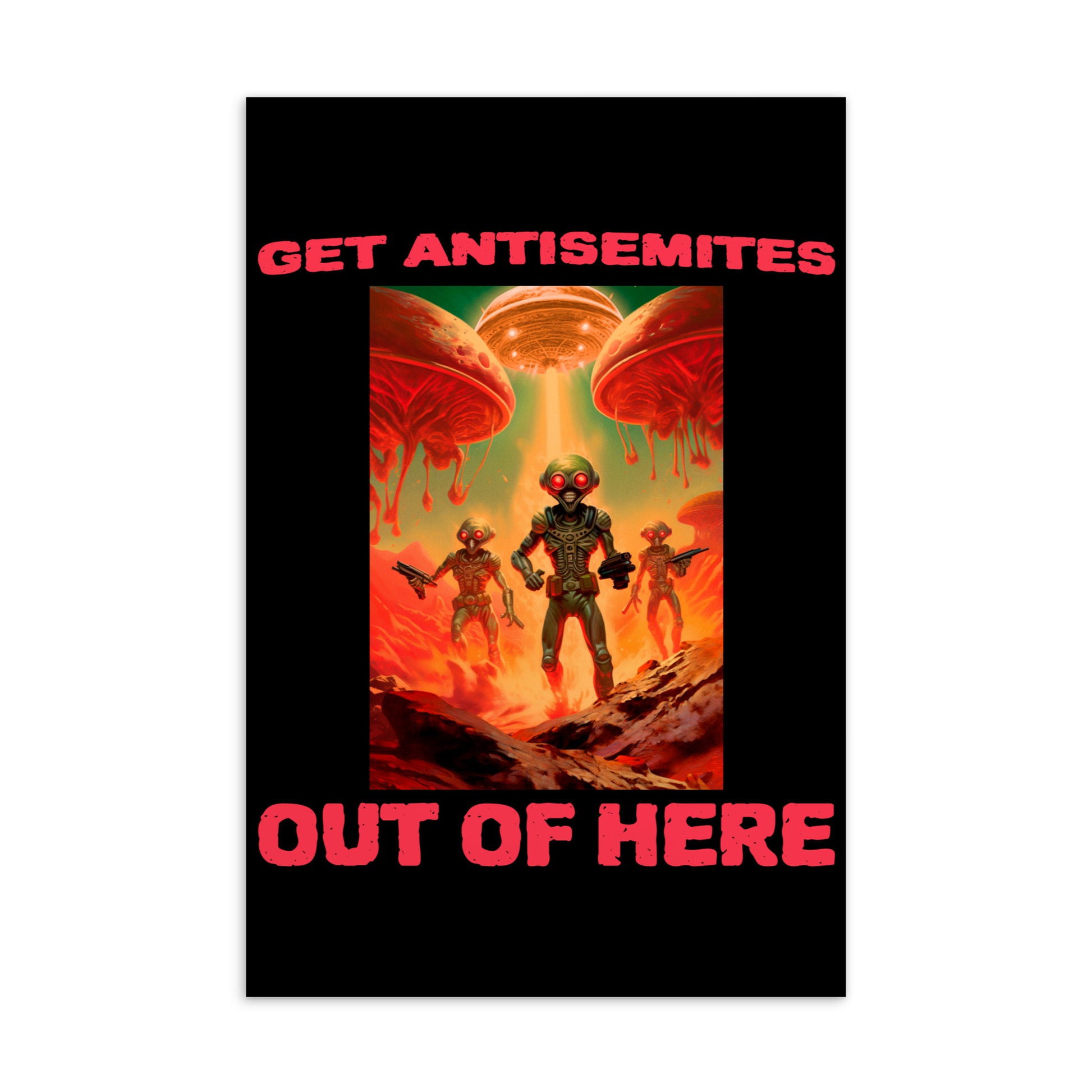 Get Alien Out | Antisemitism | Standard Postcard Jouparty