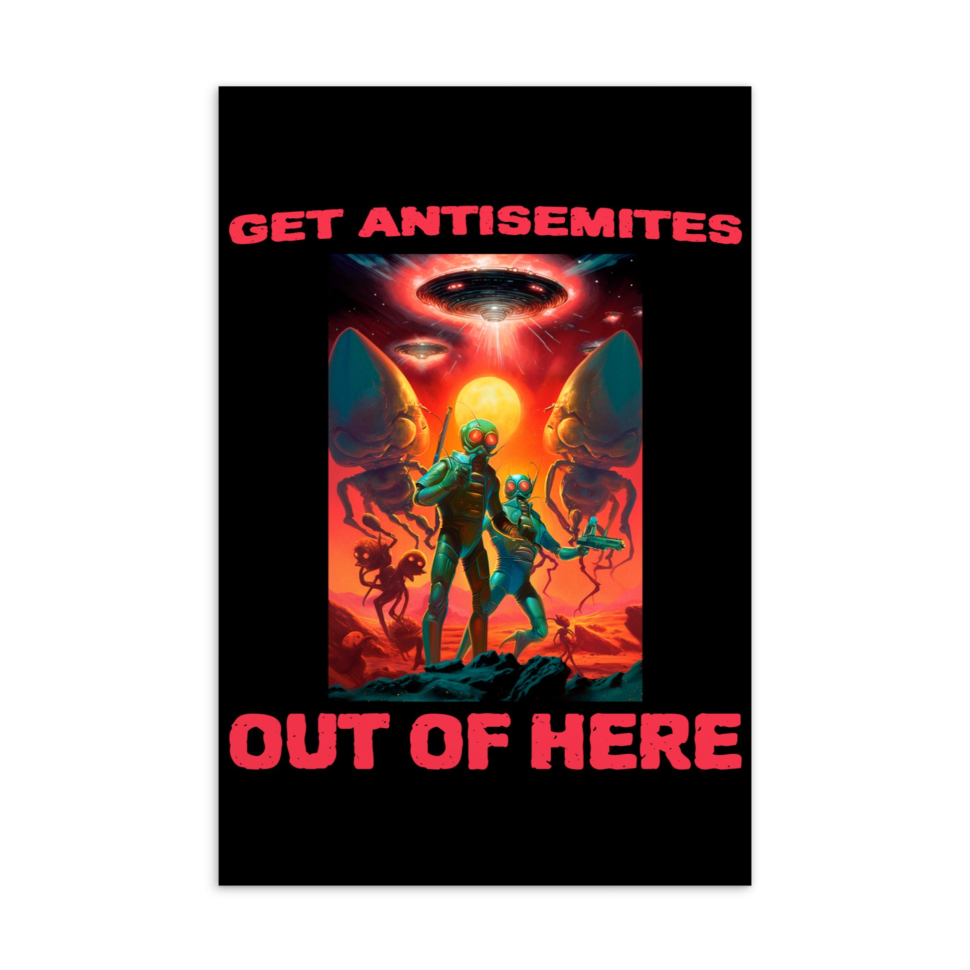Get Alien Out | Antisemitism | Standard Postcard