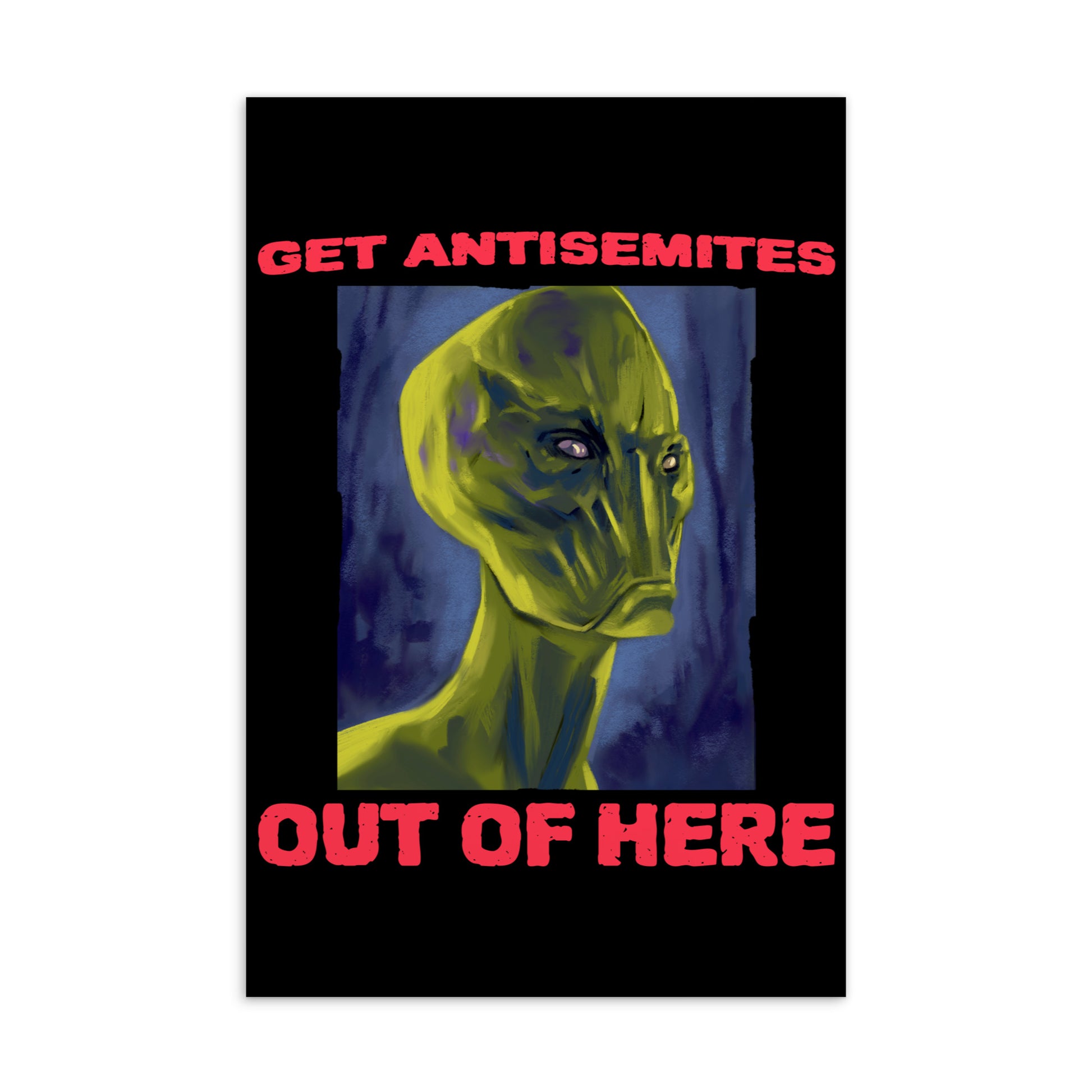Get Alien Out | Antisemitism | Standard Postcard Jouparty