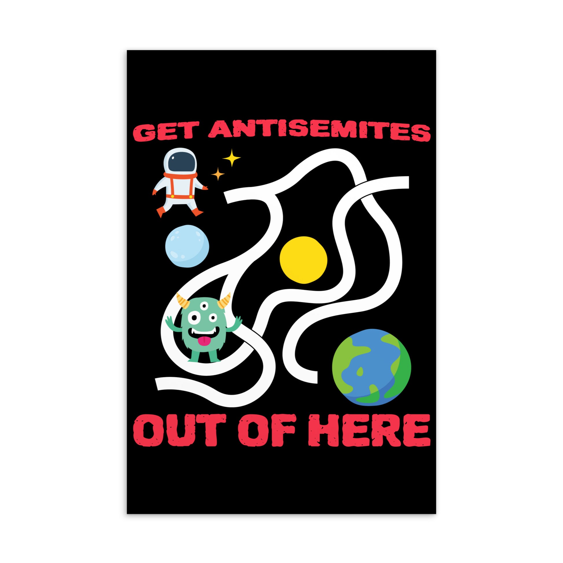 Get Alien Out | Antisemitism | Standard Postcard Jouparty