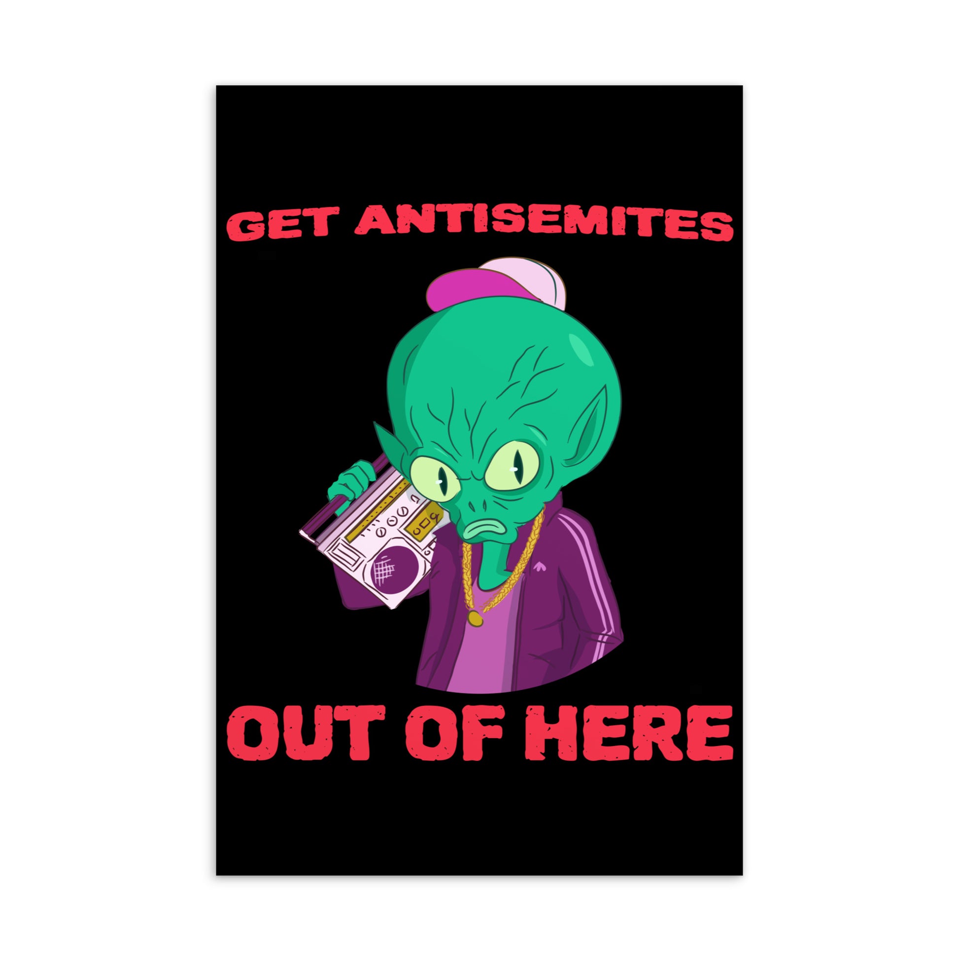 Get Alien Out | Antisemitism | Standard Postcard Jouparty