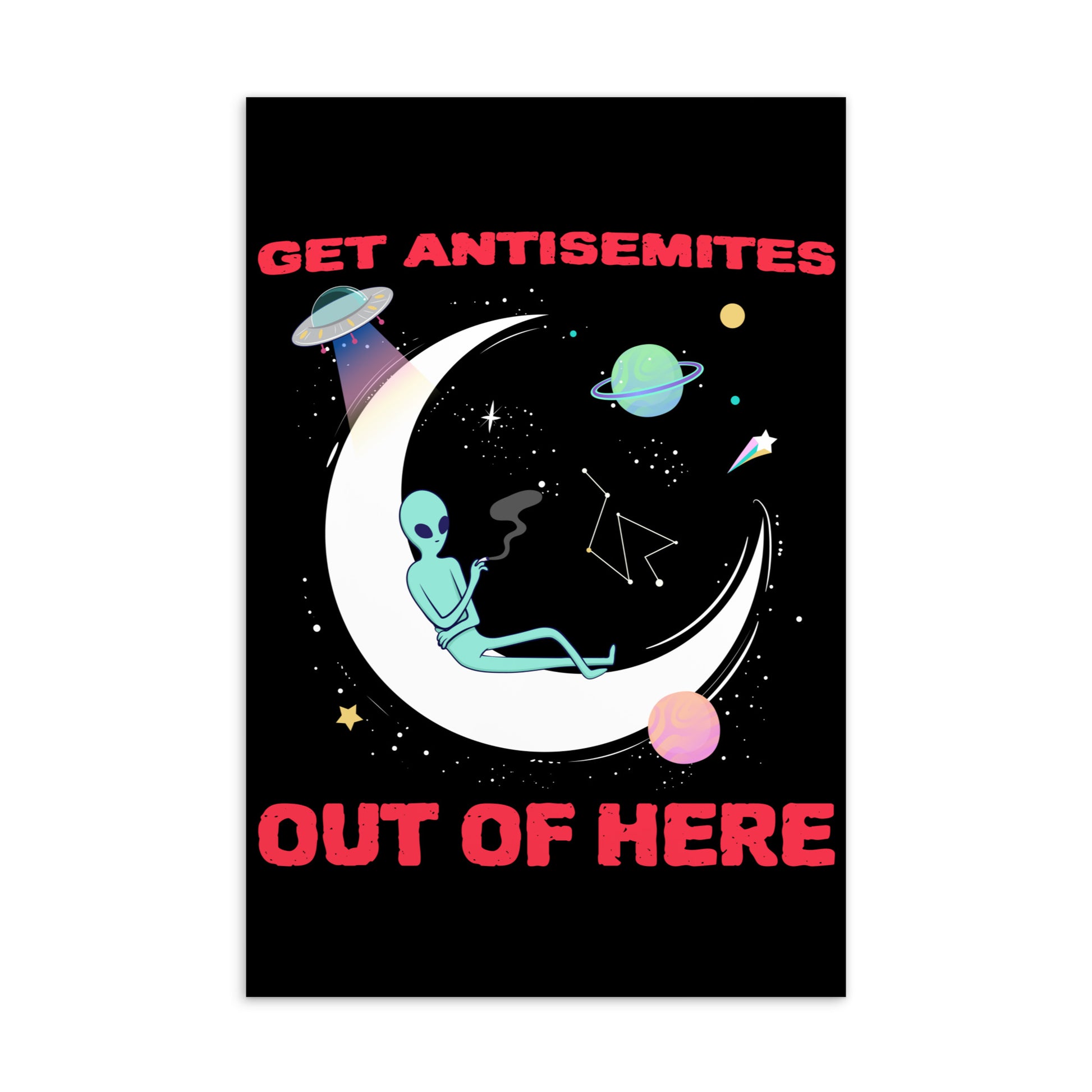Get Alien Out | Antisemitism | Standard Postcard Jouparty