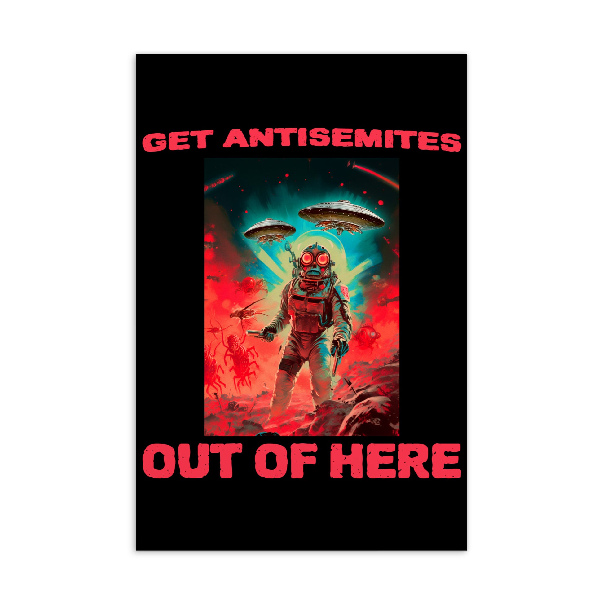Get Alien Out | Antisemitism | Standard Postcard Jouparty
