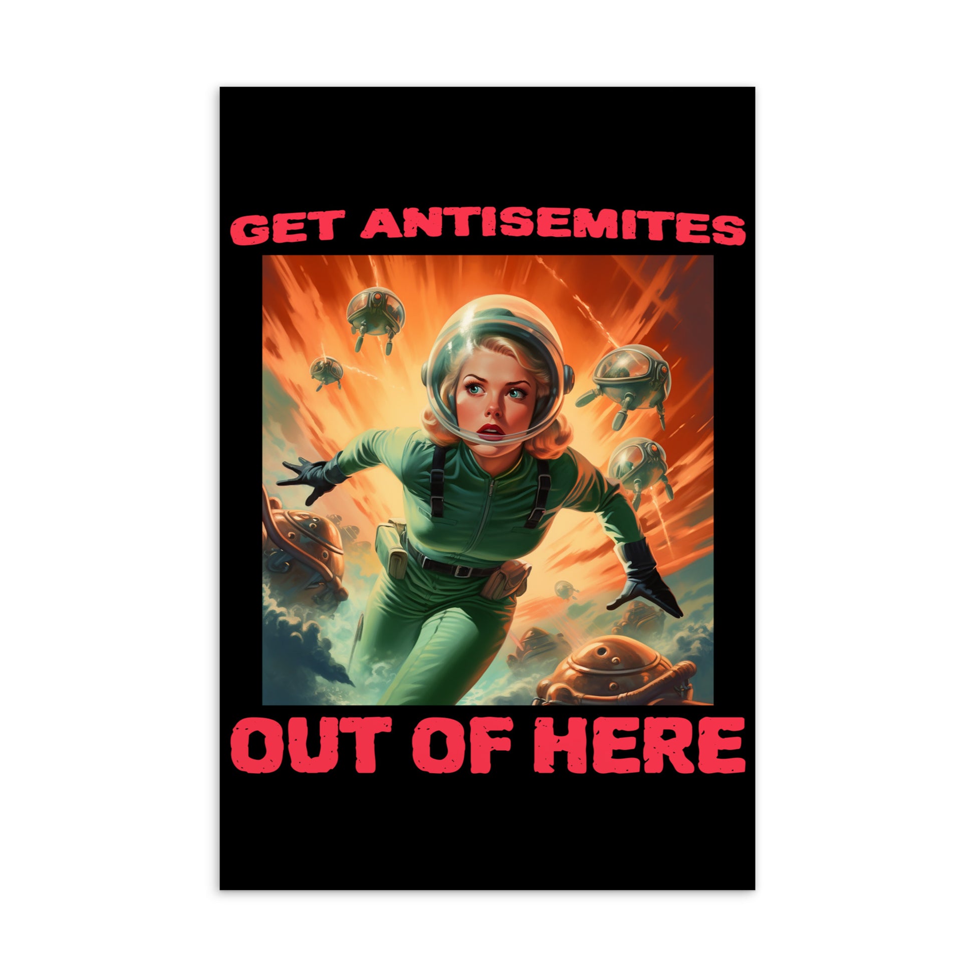 Get Alien Out | Antisemitism | Standard Postcard Jouparty