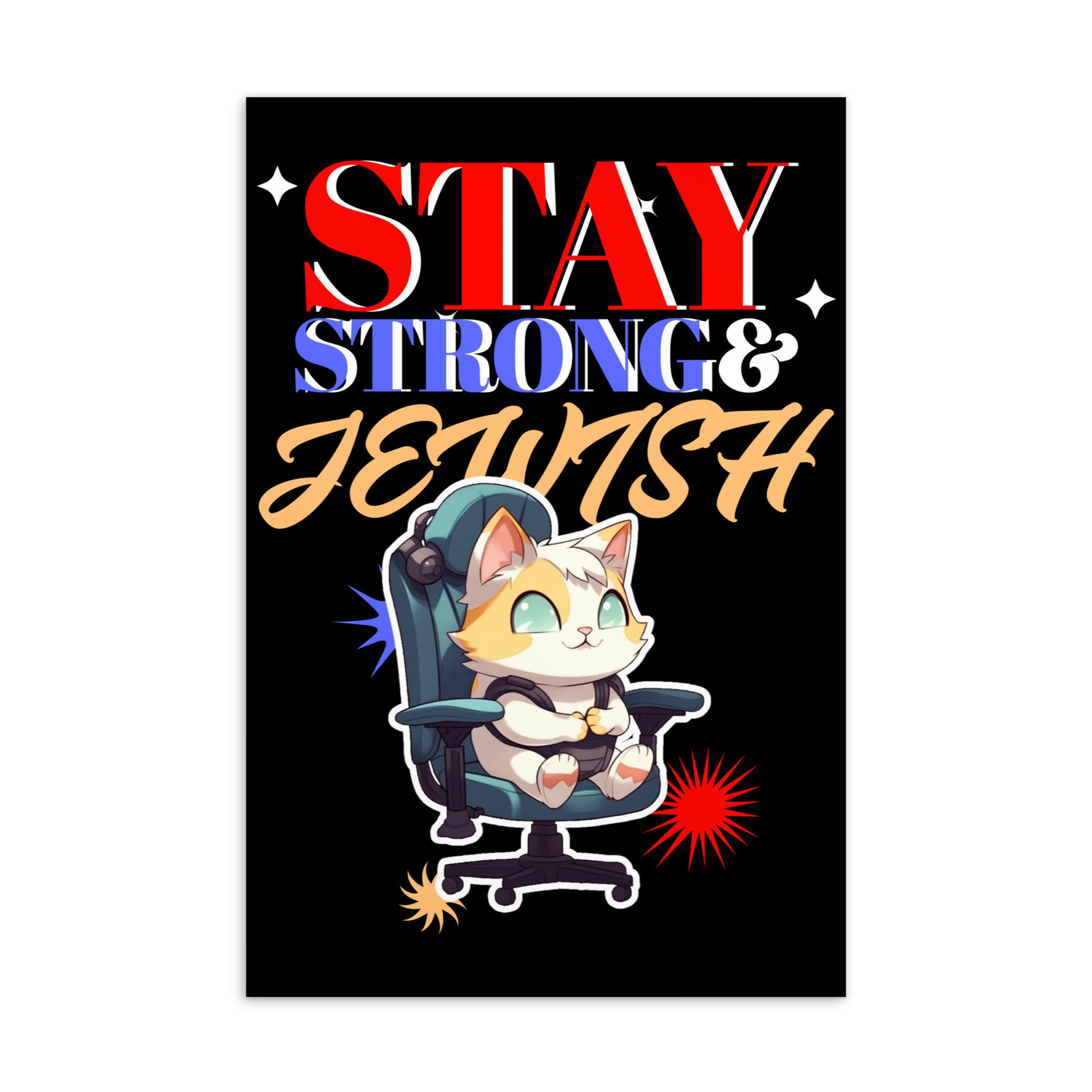 Strong & Jewish | Standard Postcard Jouparty