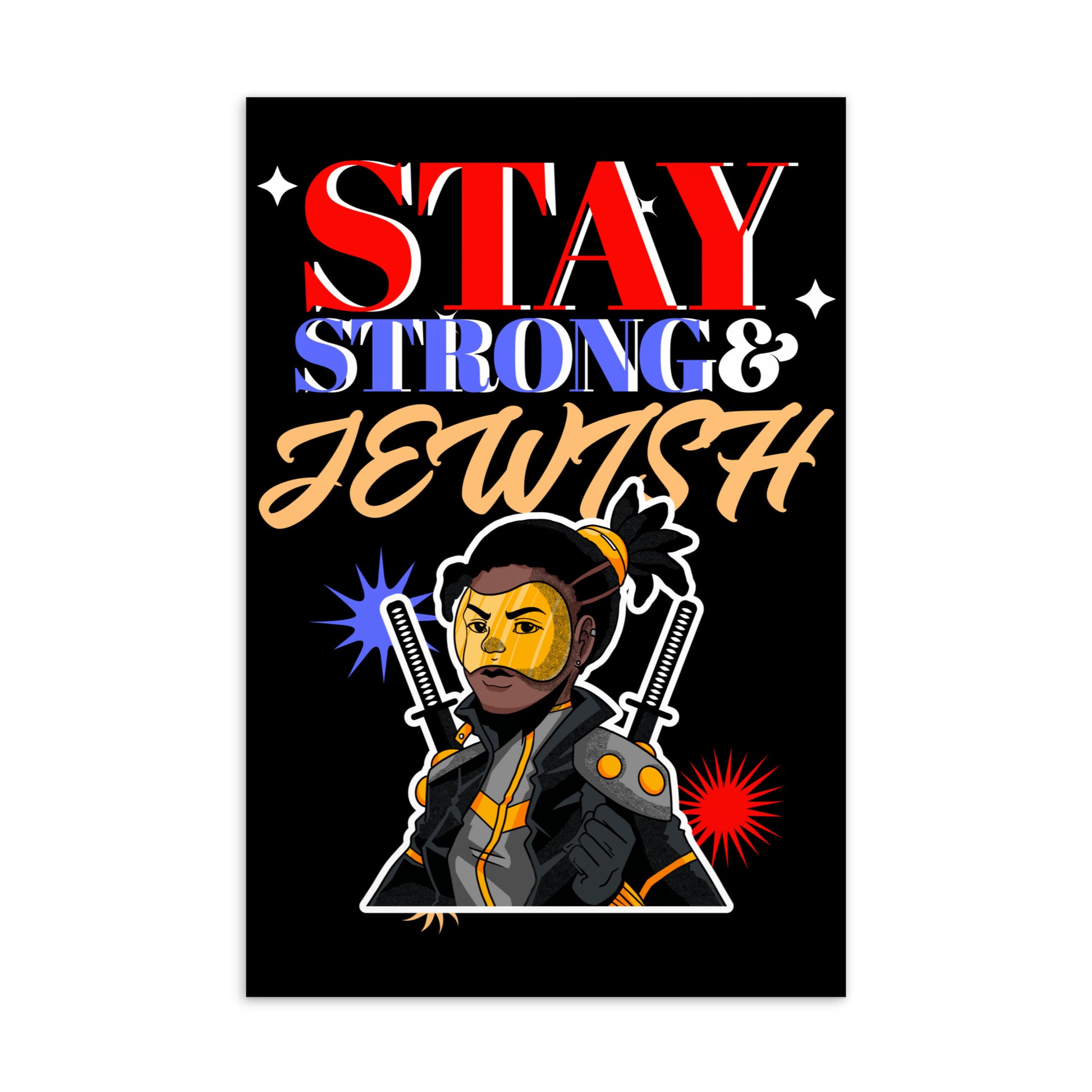 Strong & Jewish | Standard Postcard Jouparty