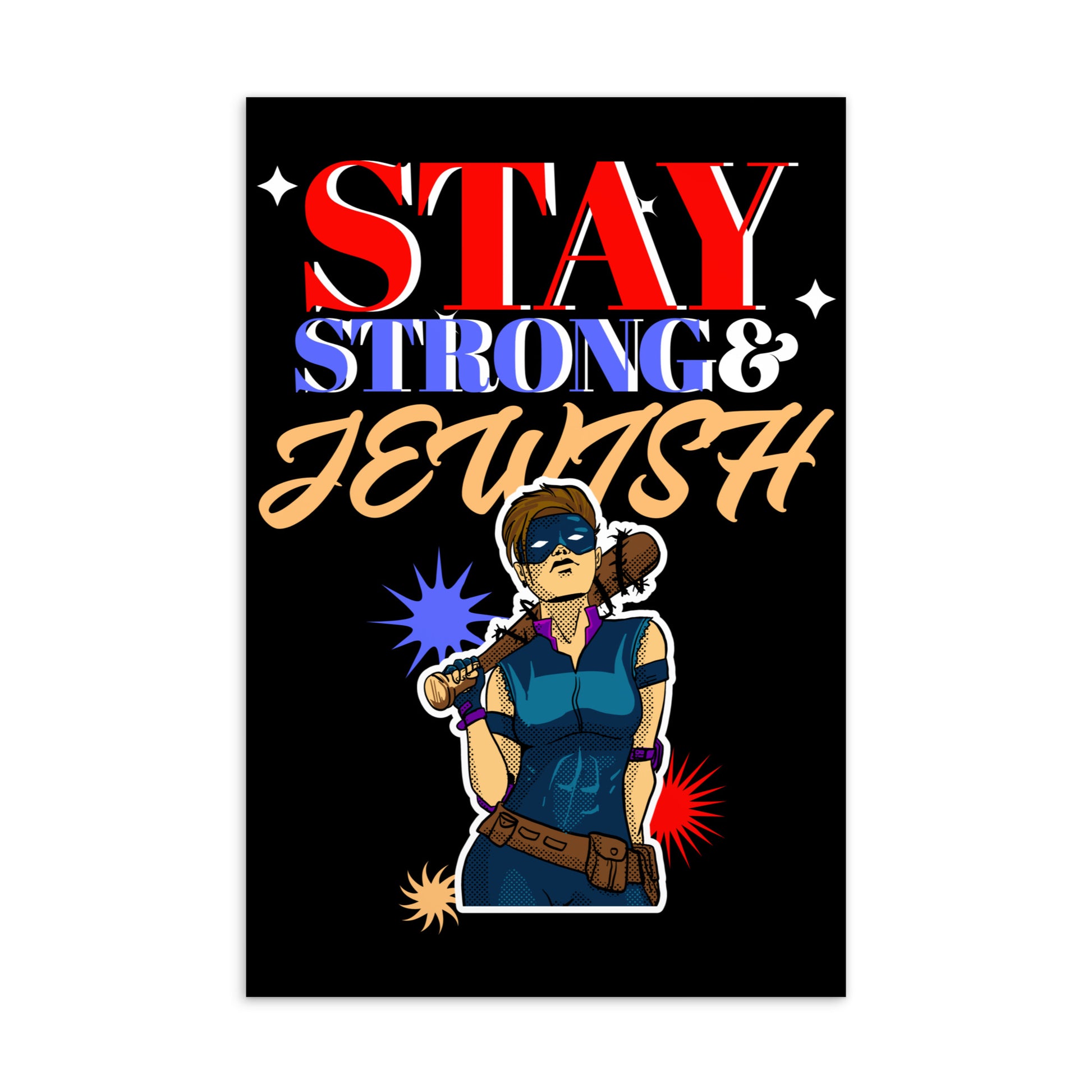 Strong & Jewish | Standard Postcard Jouparty