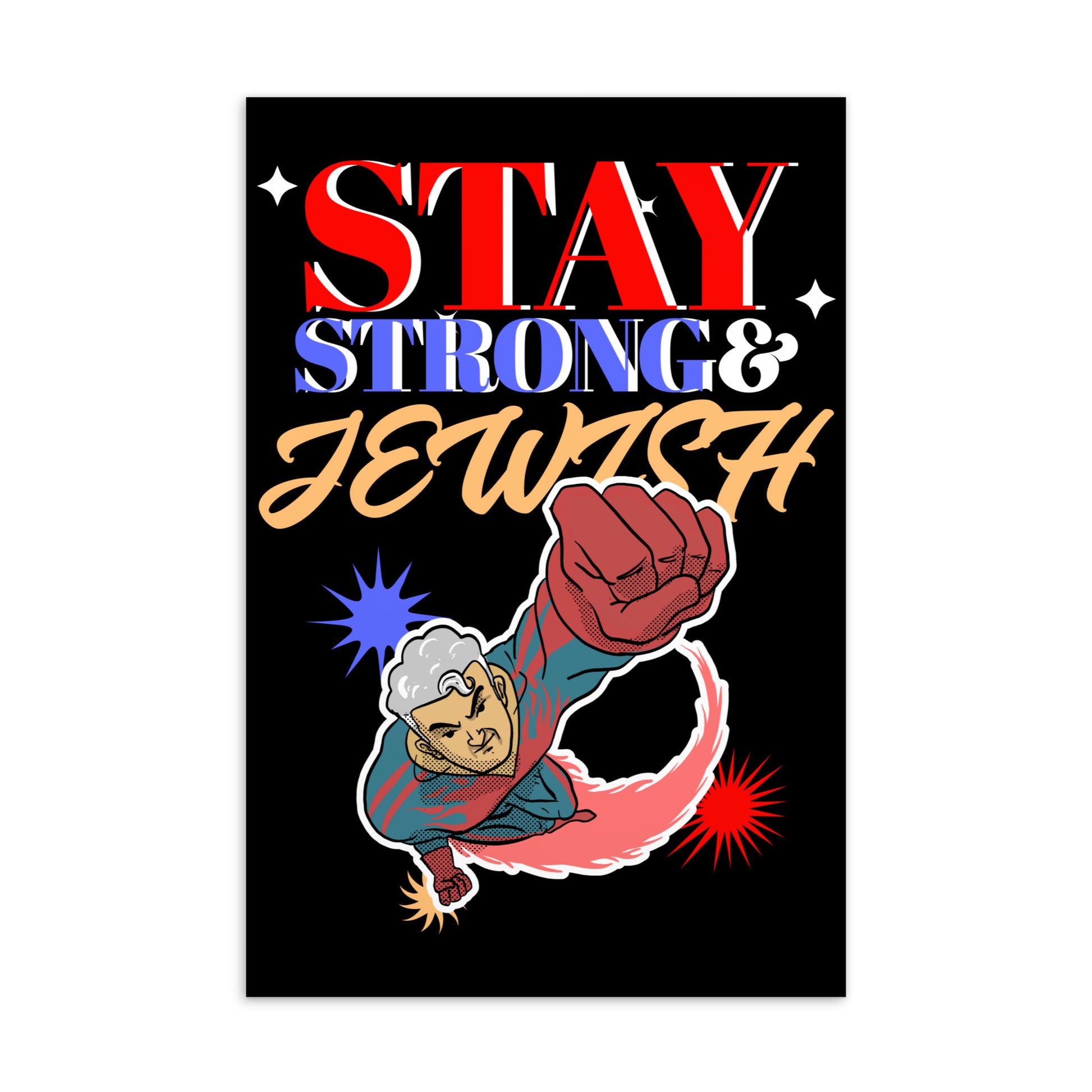 Strong & Jewish | Standard Postcard