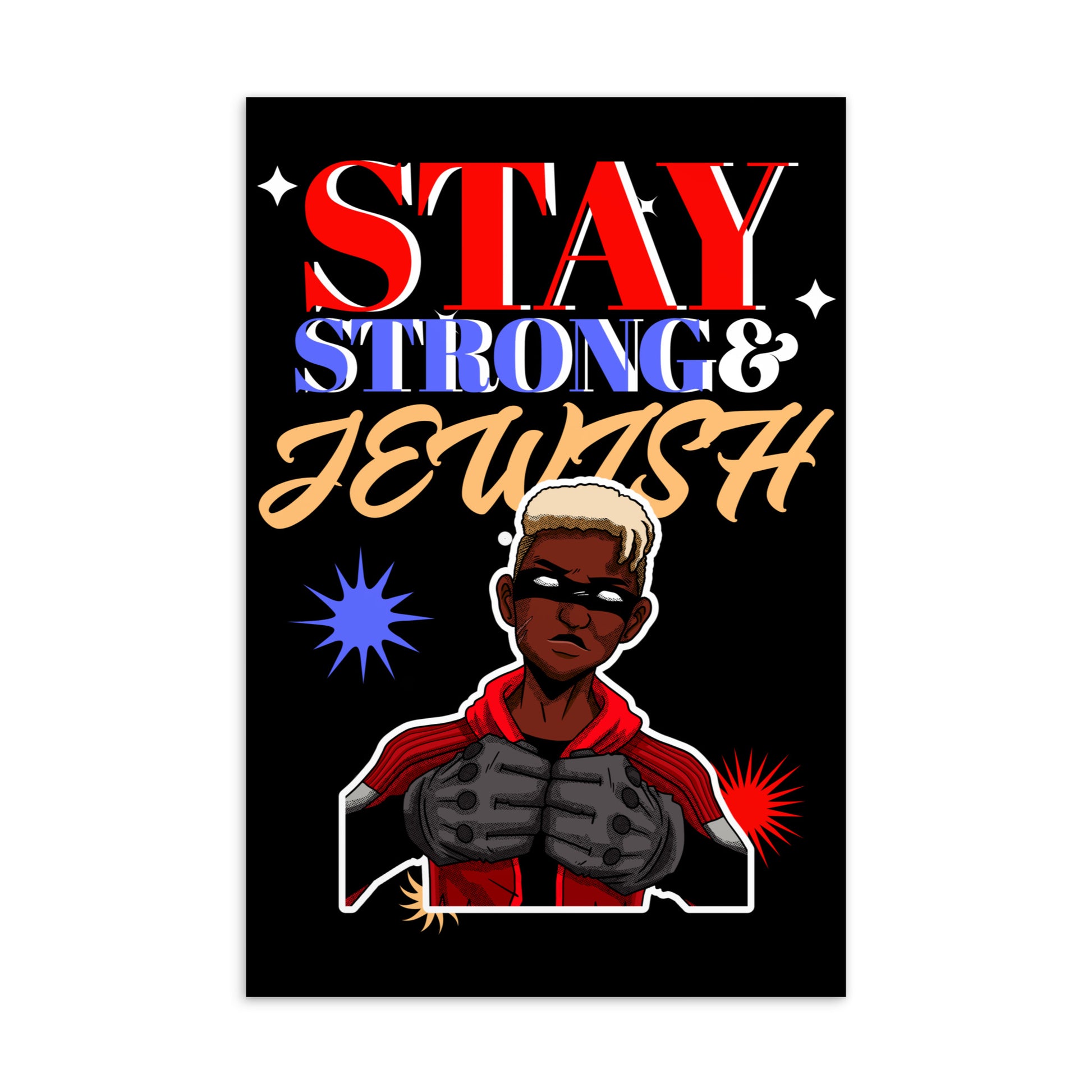 Strong & Jewish | Standard Postcard