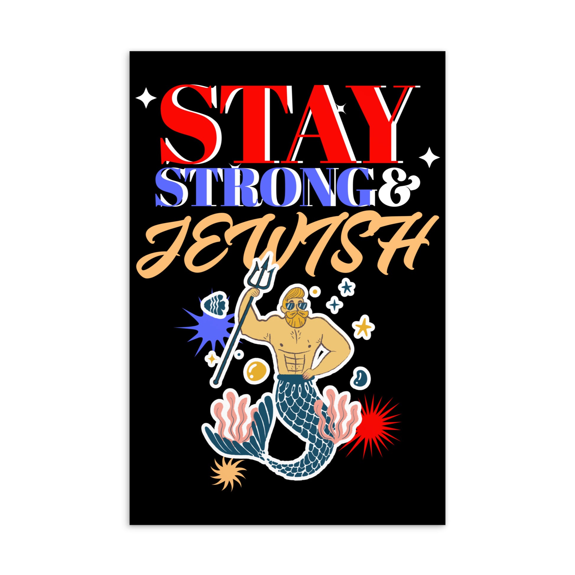 Strong & Jewish | Standard Postcard
