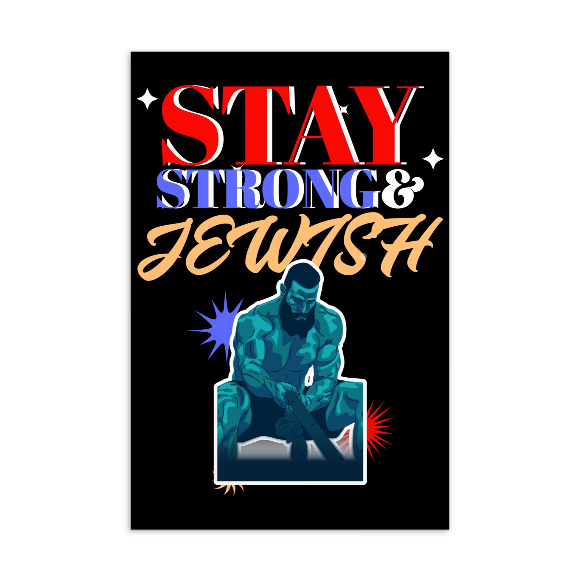 Strong & Jewish | Standard Postcard Jouparty