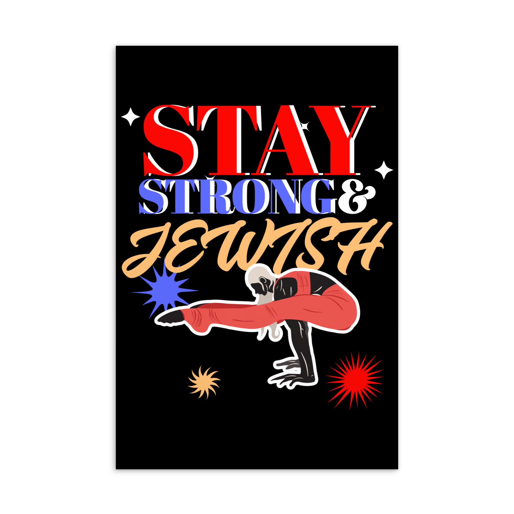 Strong & Jewish | Standard Postcard Jouparty