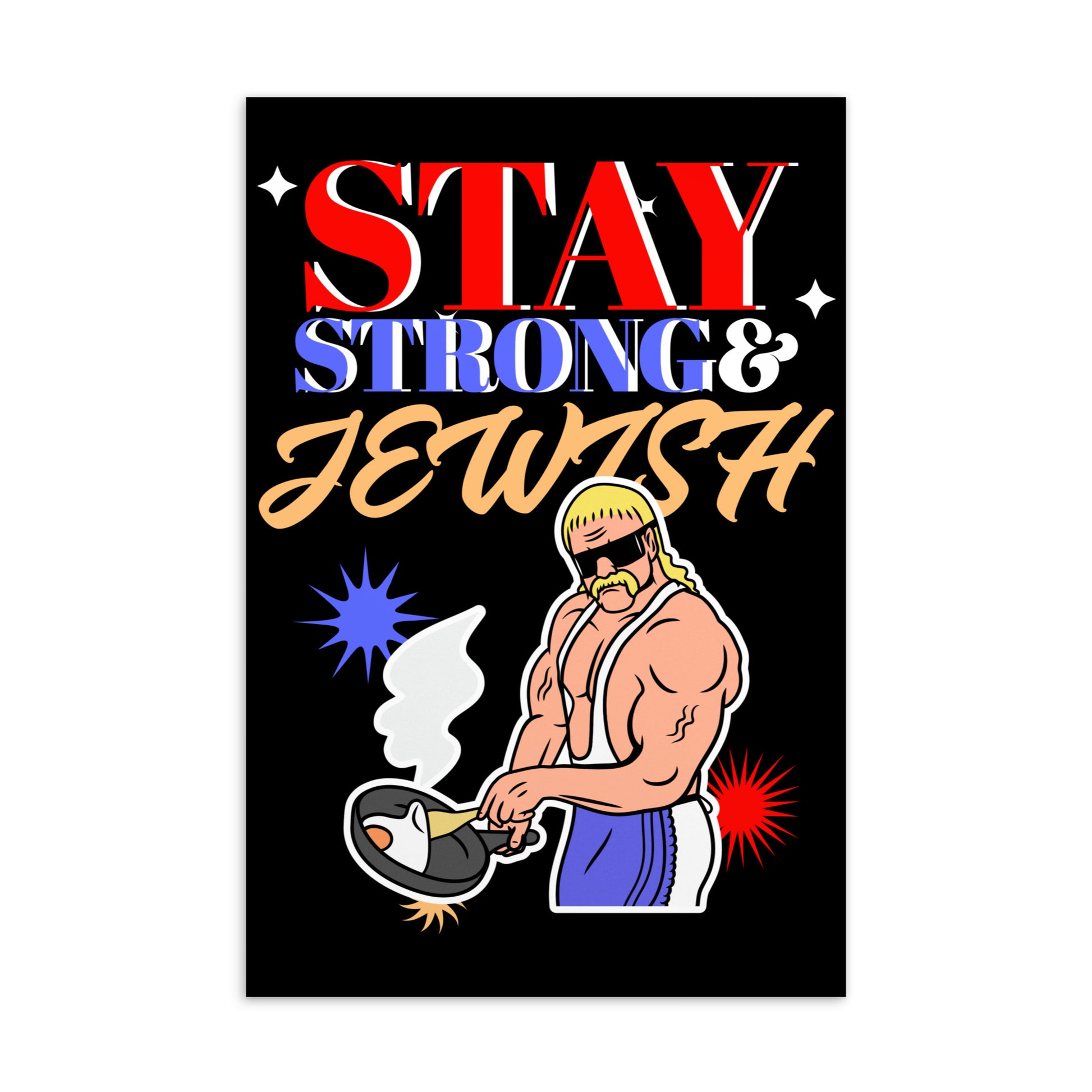 Strong & Jewish | Standard Postcard Jouparty