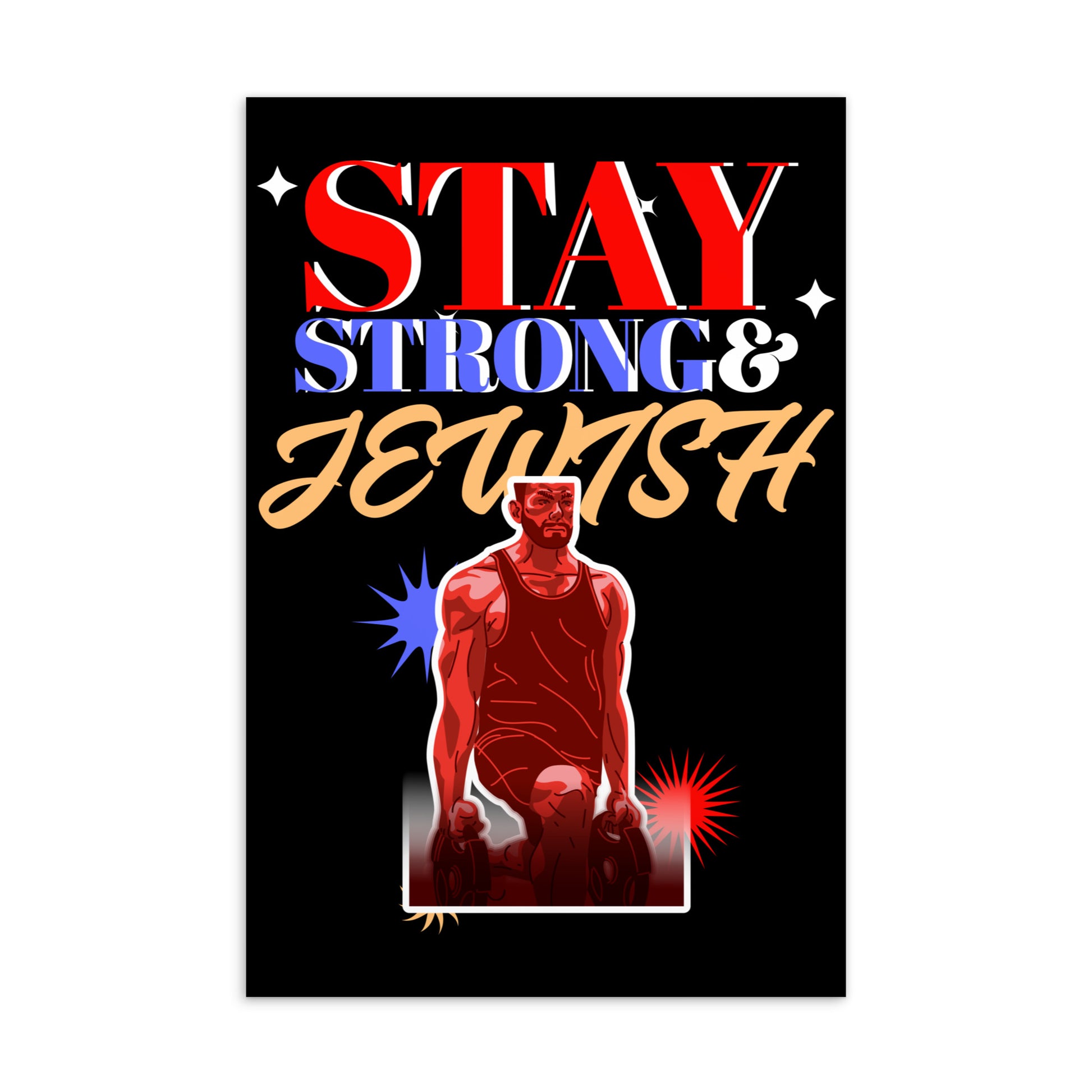 Strong & Jewish | Standard Postcard Jouparty