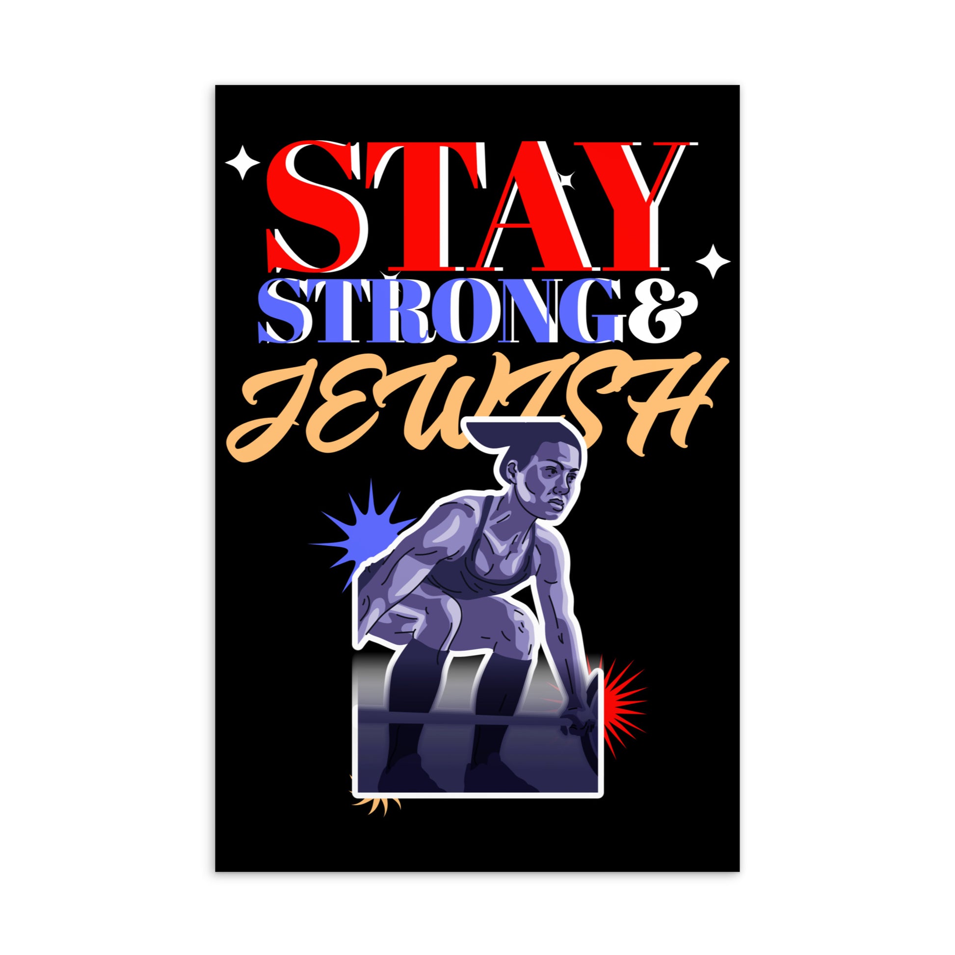 Strong & Jewish | Standard Postcard Jouparty