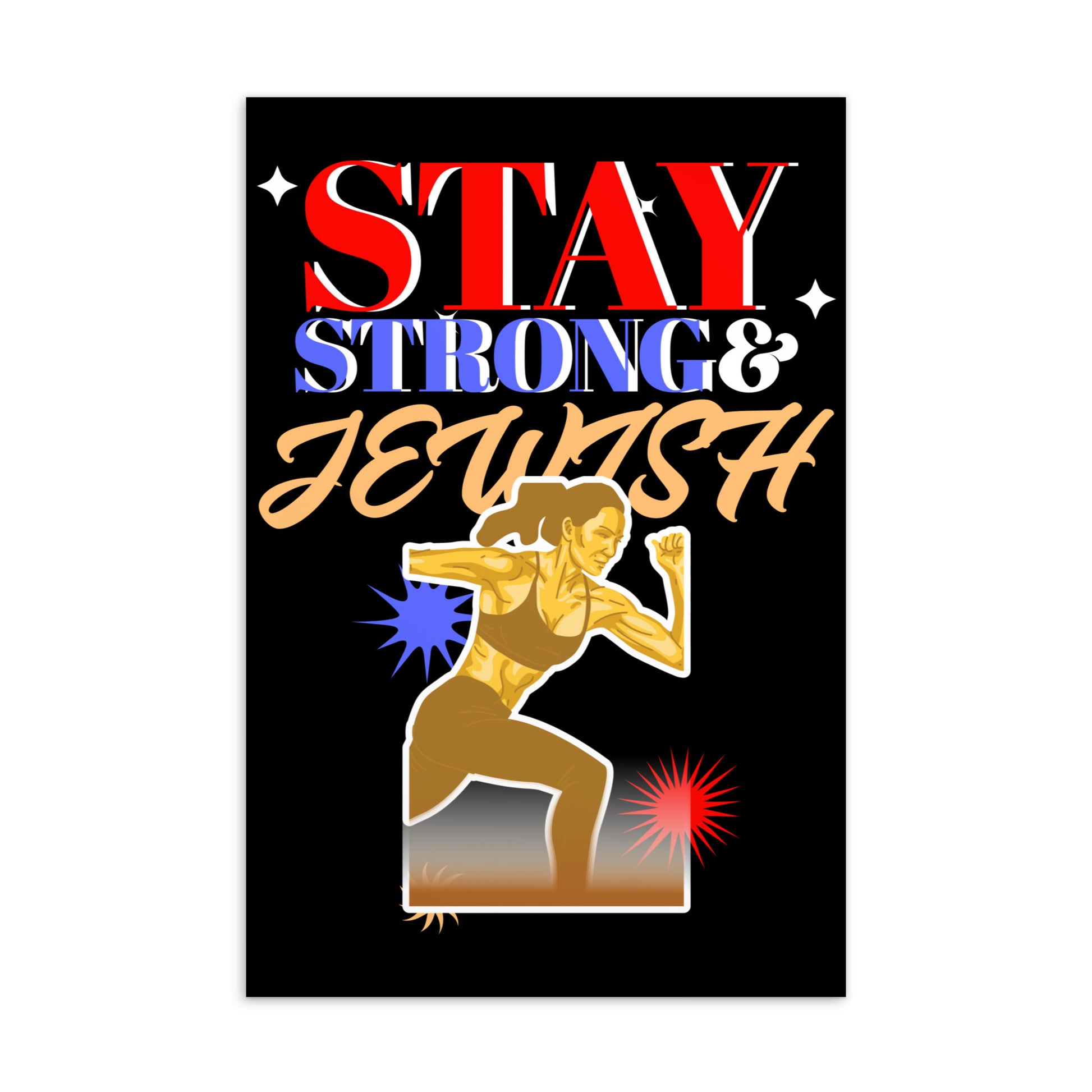 Strong & Jewish | Standard Postcard Jouparty